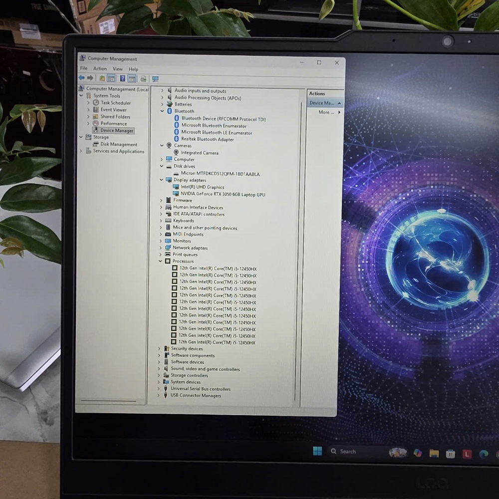 Lenovo Gaming LOQ 15IAX9 CORE I5-12450HX RAM 12GB SSD 512GB RTX 3050 6GB MÀN HÌNH : 15.6 Inch IPS 144Hz