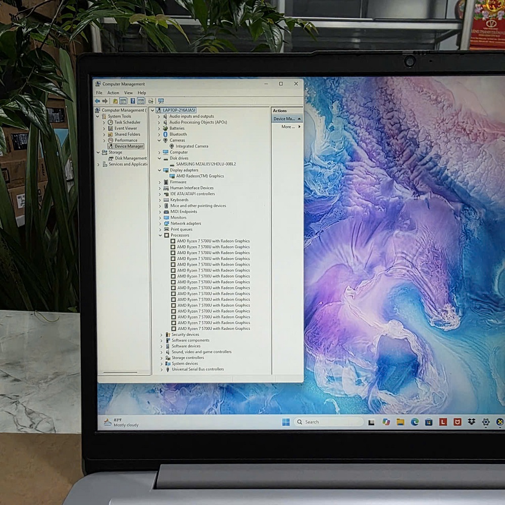 LENOVO IdeaPad 1 14ALC7 (82R30077VN) RYZEN 7-5700U RAM 16GB SSD 512GB MÀN HÌNH : 14"IPS
