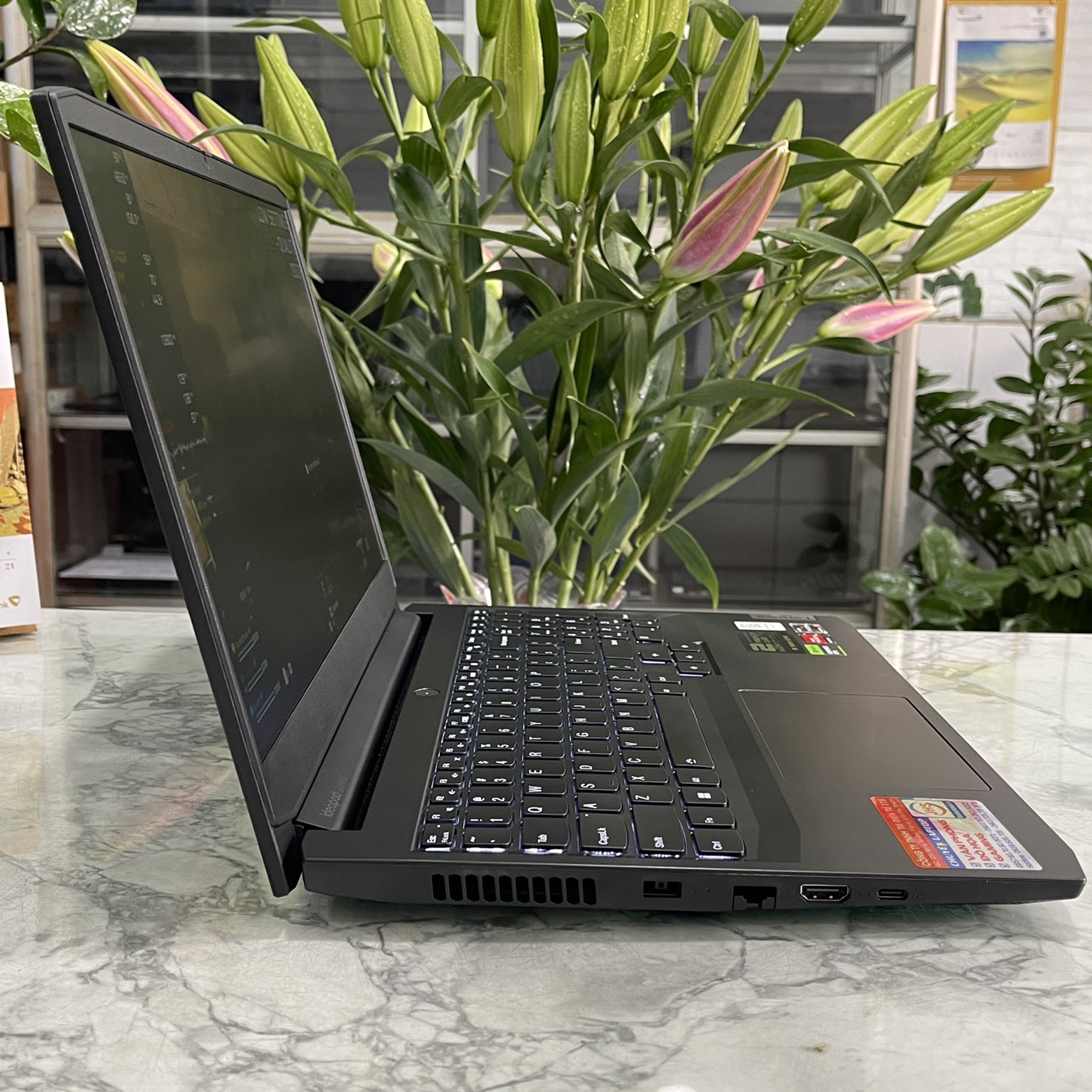 Lenovo Ideapad Gaming 3-15ACH6( Máy LikeNew , Bảo Hành Hãng ) Ryzen 5 5500H Ram 8gb Ssd 512gb VGA RTX 2050 4GB Màn 15,6" Fhd (1920x1080) IPS  144Hz