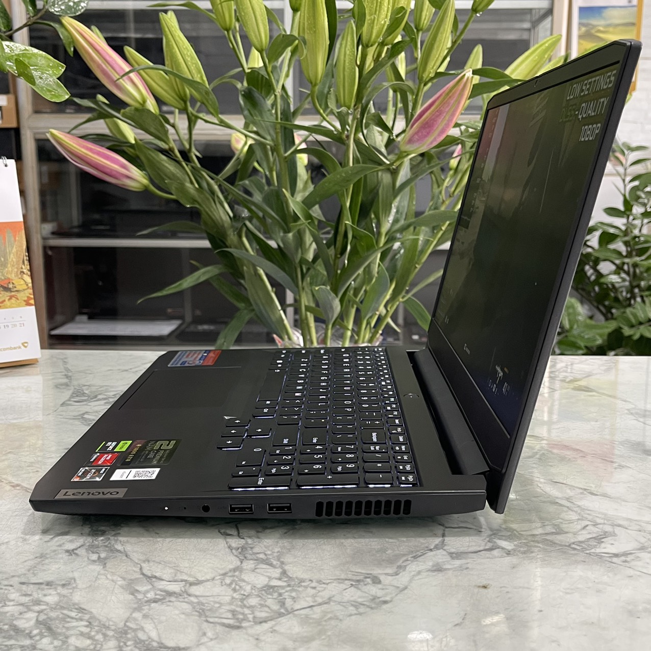 Lenovo Ideapad Gaming 3-15ACH6( Máy LikeNew , Bảo Hành Hãng ) Ryzen 5 5500H Ram 8gb Ssd 512gb VGA RTX 2050 4GB Màn 15,6" Fhd (1920x1080) IPS  144Hz