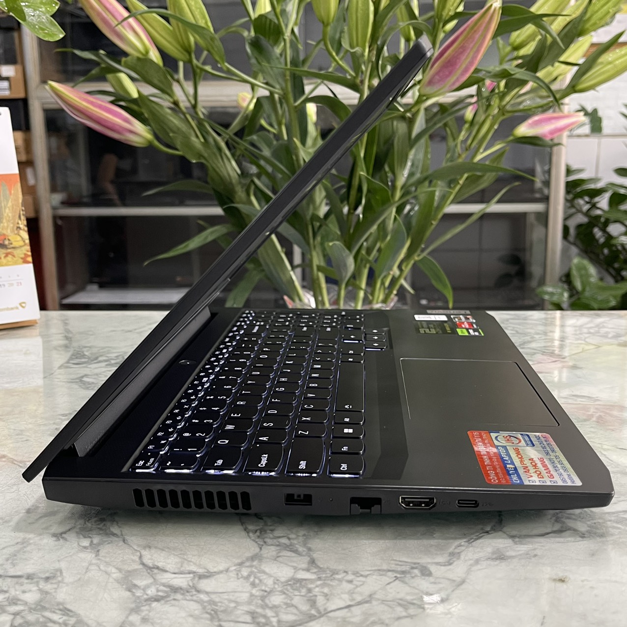 Lenovo Ideapad Gaming 3-15ACH6( Máy LikeNew , Bảo Hành Hãng ) Ryzen 5 5500H Ram 8gb Ssd 512gb VGA RTX 2050 4GB Màn 15,6" Fhd (1920x1080) IPS  144Hz