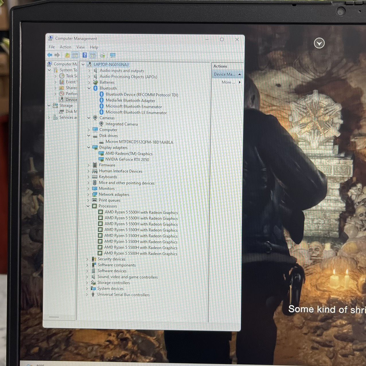 Lenovo Ideapad Gaming 3-15ACH6( Máy LikeNew , Bảo Hành Hãng ) Ryzen 5 5500H Ram 8gb Ssd 512gb VGA RTX 2050 4GB Màn 15,6" Fhd (1920x1080) IPS  144Hz