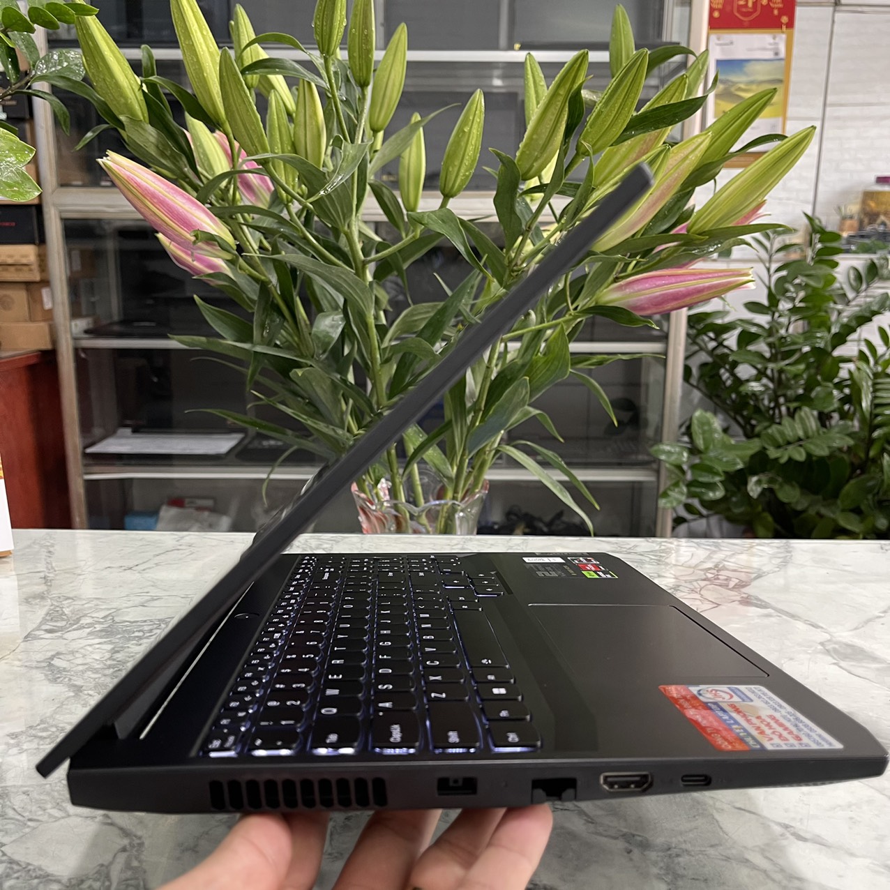 Lenovo Ideapad Gaming 3-15ACH6( Máy LikeNew , Bảo Hành Hãng ) Ryzen 5 5500H Ram 8gb Ssd 512gb VGA RTX 2050 4GB Màn 15,6" Fhd (1920x1080) IPS  144Hz