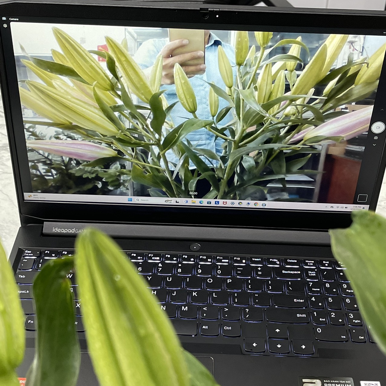 Lenovo Ideapad Gaming 3-15ACH6( Máy LikeNew , Bảo Hành Hãng ) Ryzen 5 5500H Ram 8gb Ssd 512gb VGA RTX 2050 4GB Màn 15,6" Fhd (1920x1080) IPS  144Hz