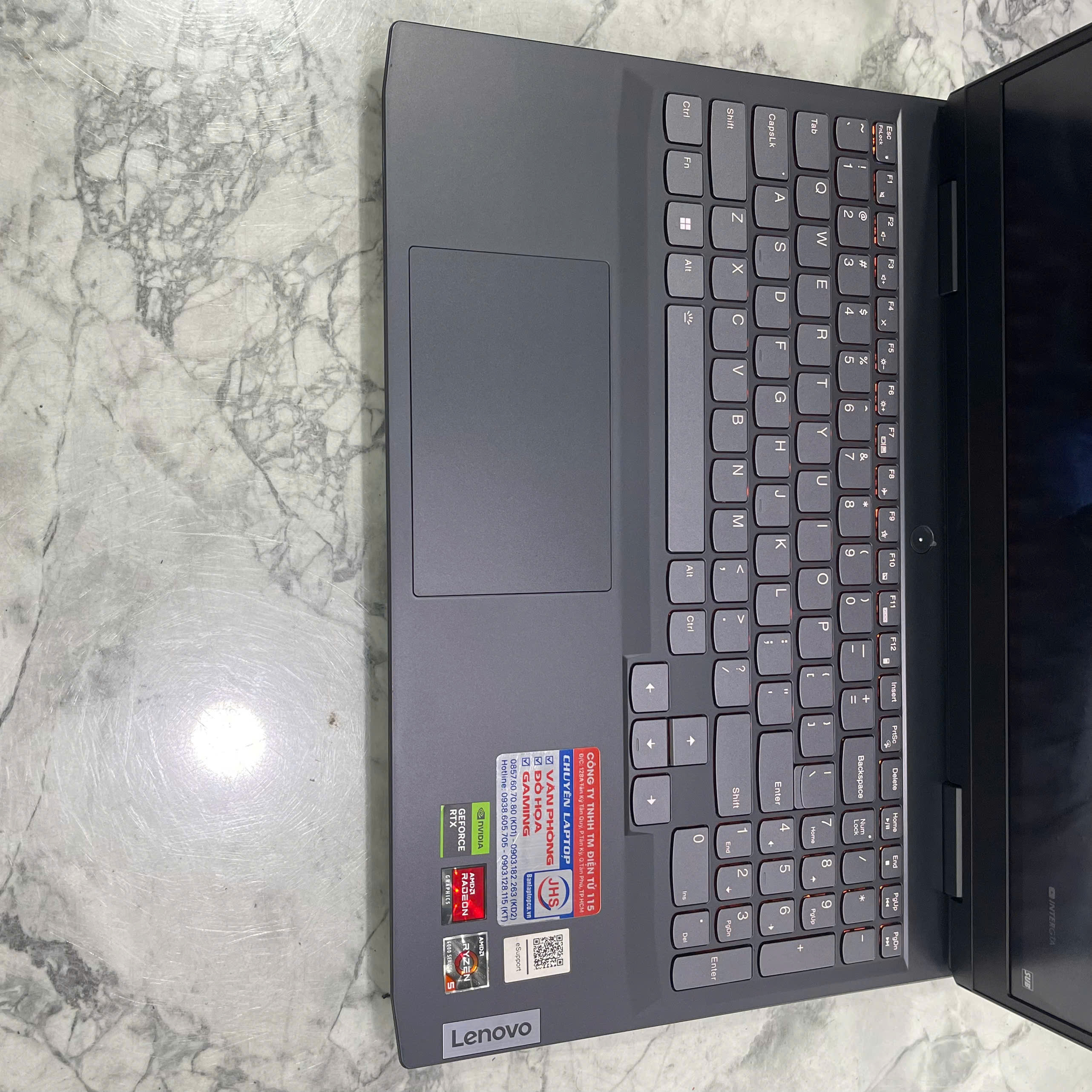 Lenovo IdeaPad Gaming 3 15ARH7 Máy LikeNew (BẢO HÀNH HÃNG) Ryzen 5 5600H Ram 16GB  Ssd 512gb VGA RTX3050 (4GB GDDR6) Màn 15,6" Fhd (1920x1080) IPS  120Hz