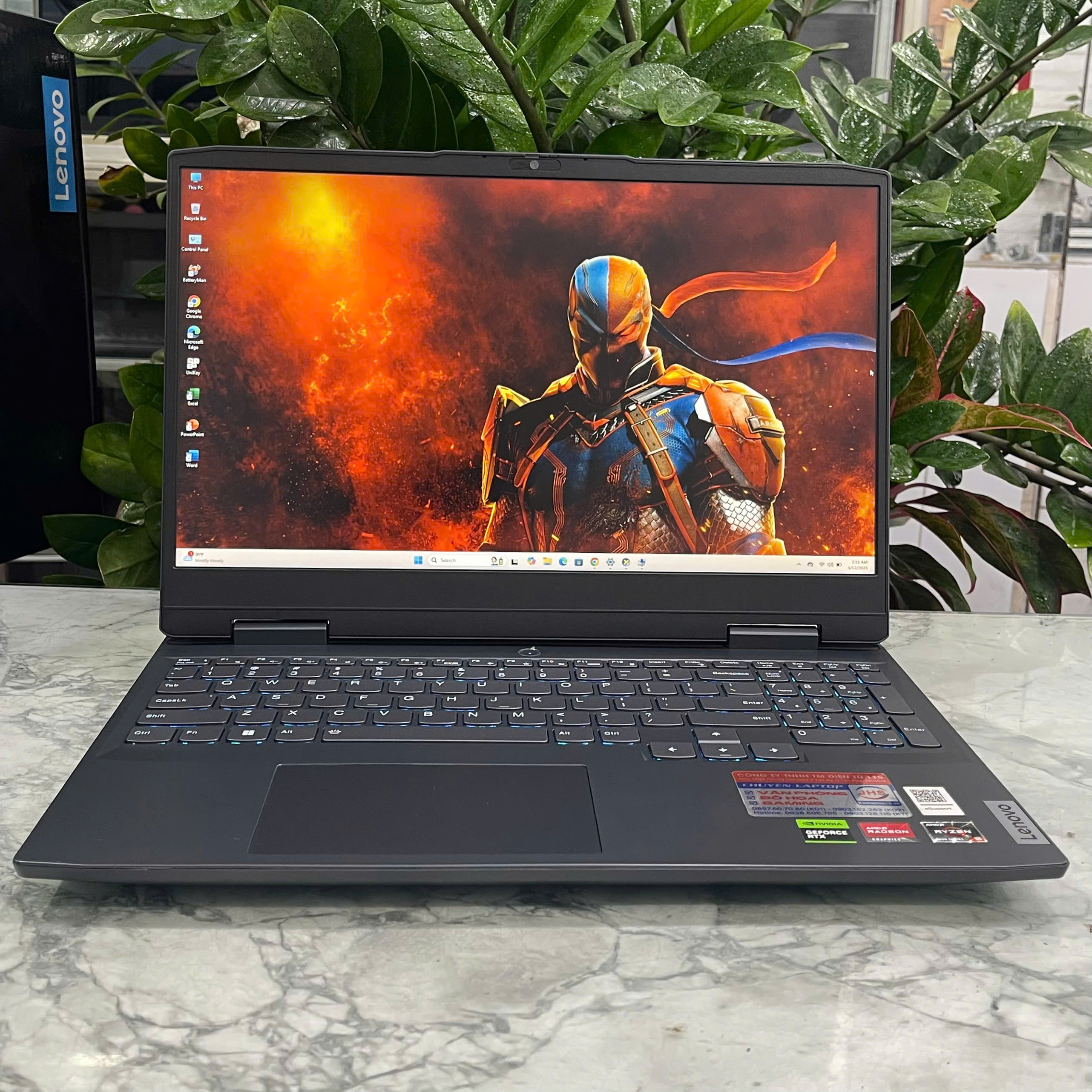 Lenovo IdeaPad Gaming 3 15ARH7 Máy LikeNew (BẢO HÀNH HÃNG) Ryzen 5 5600H Ram 16GB  Ssd 512gb VGA RTX3050 (4GB GDDR6) Màn 15,6" Fhd (1920x1080) IPS  120Hz