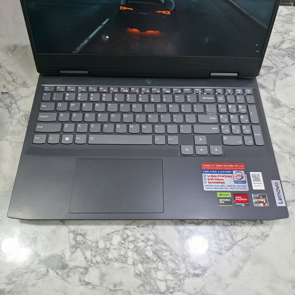 Lenovo IdeaPad Gaming 3 15ARH7 (Máy LikeNew) RYZEN 5 5600H RAM 16GB SSD 512GB RTX3050 (4GB GDDR6) MÀN HÌNH : 15,6" FHD IPS 120Hz