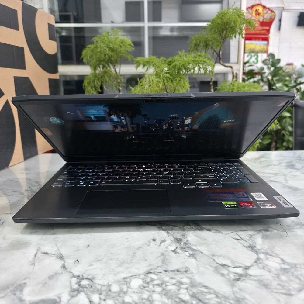 Lenovo IdeaPad Gaming 3 15ARH7 (Máy LikeNew) RYZEN 5 5600H RAM 16GB SSD 512GB RTX3050 (4GB GDDR6) MÀN HÌNH : 15,6" FHD IPS 120Hz