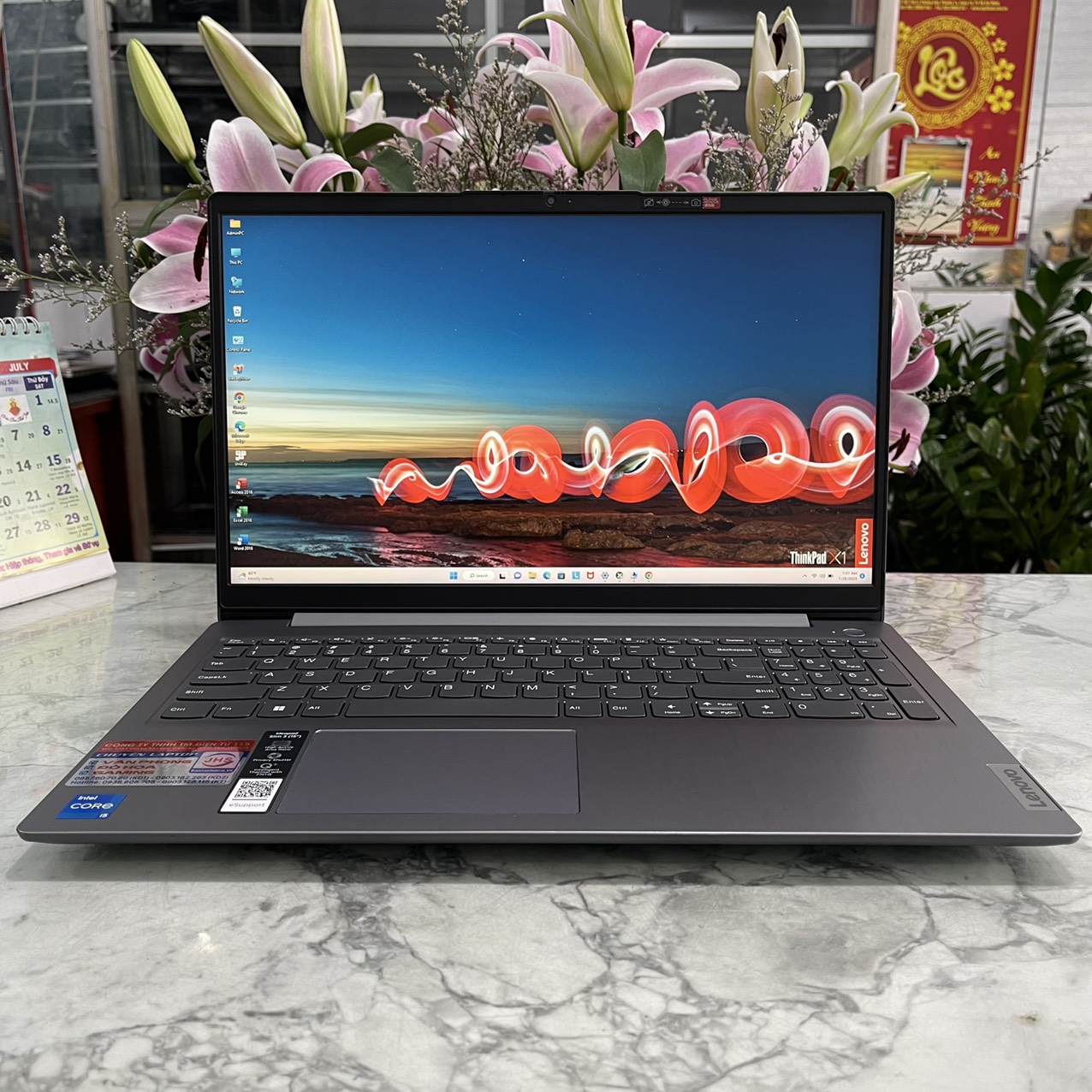 Lenovo IdeaPad Slim 3 15ITL6  Máy LikeNew  Core I5-1155G7 Ram 8gb Ssd 512gb Màn Hình 15.6'' FullHD IPS