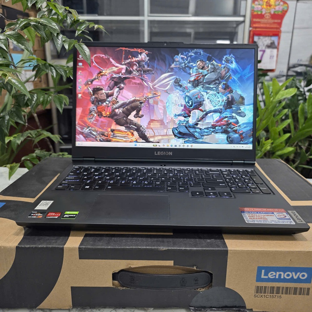 LENOVO LEGION 5 15ARH05 RYZEN 7 - 4800H RAM 16GB SSD 256GB VÀ 1.000GB HDD GTX 1660 Ti 6GB GDDR6 MÀN HÌNH : 15.6 IPS 144Hz