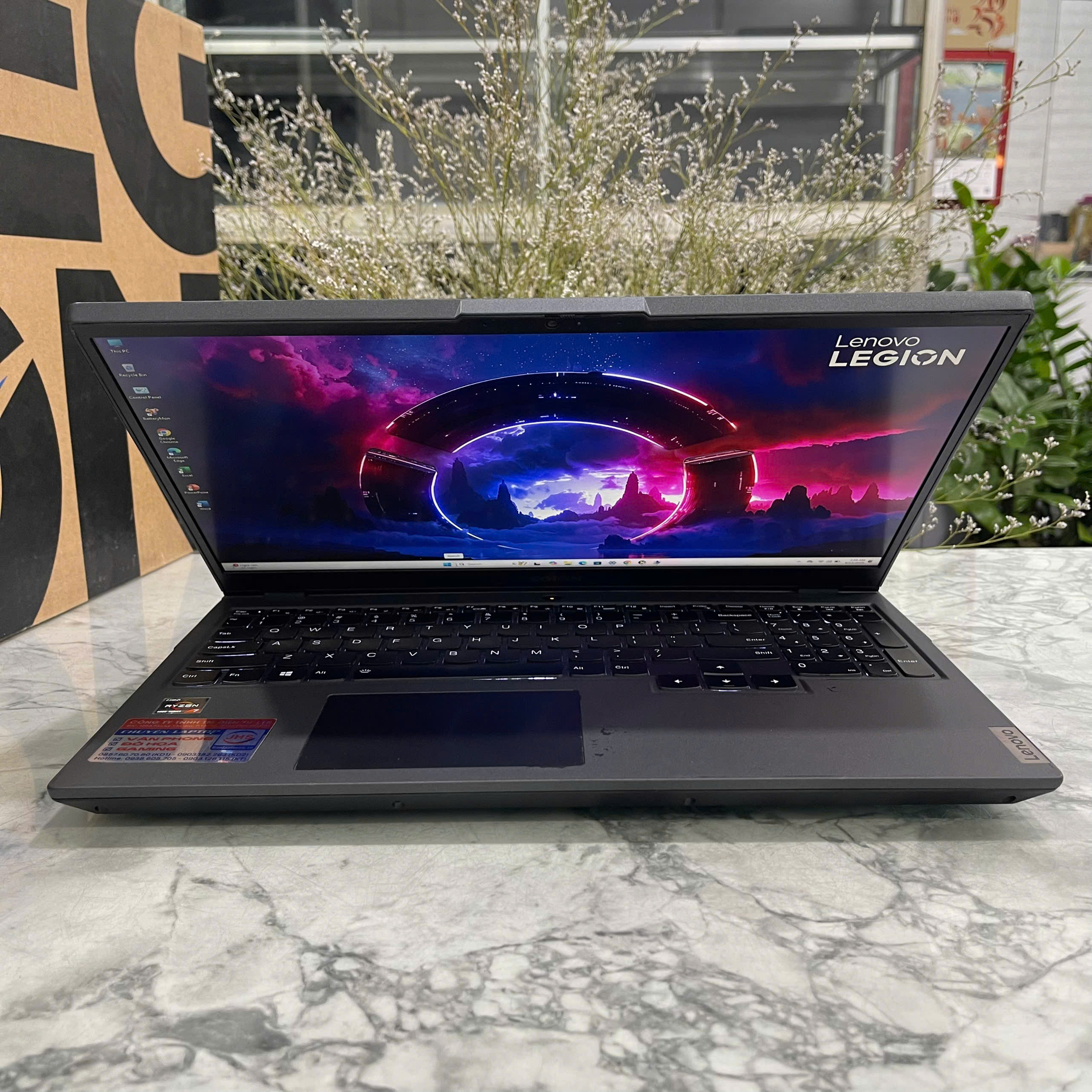 Lenovo Legion 5 15ARH05 Ryzen 7 4800H Ram 16Gb Ssd 512Gb  VGA GTX 1650Ti (4GB GDDR6) Màn Hình 15.6 Inch Fhd IPS 120Hz 100% sRGB