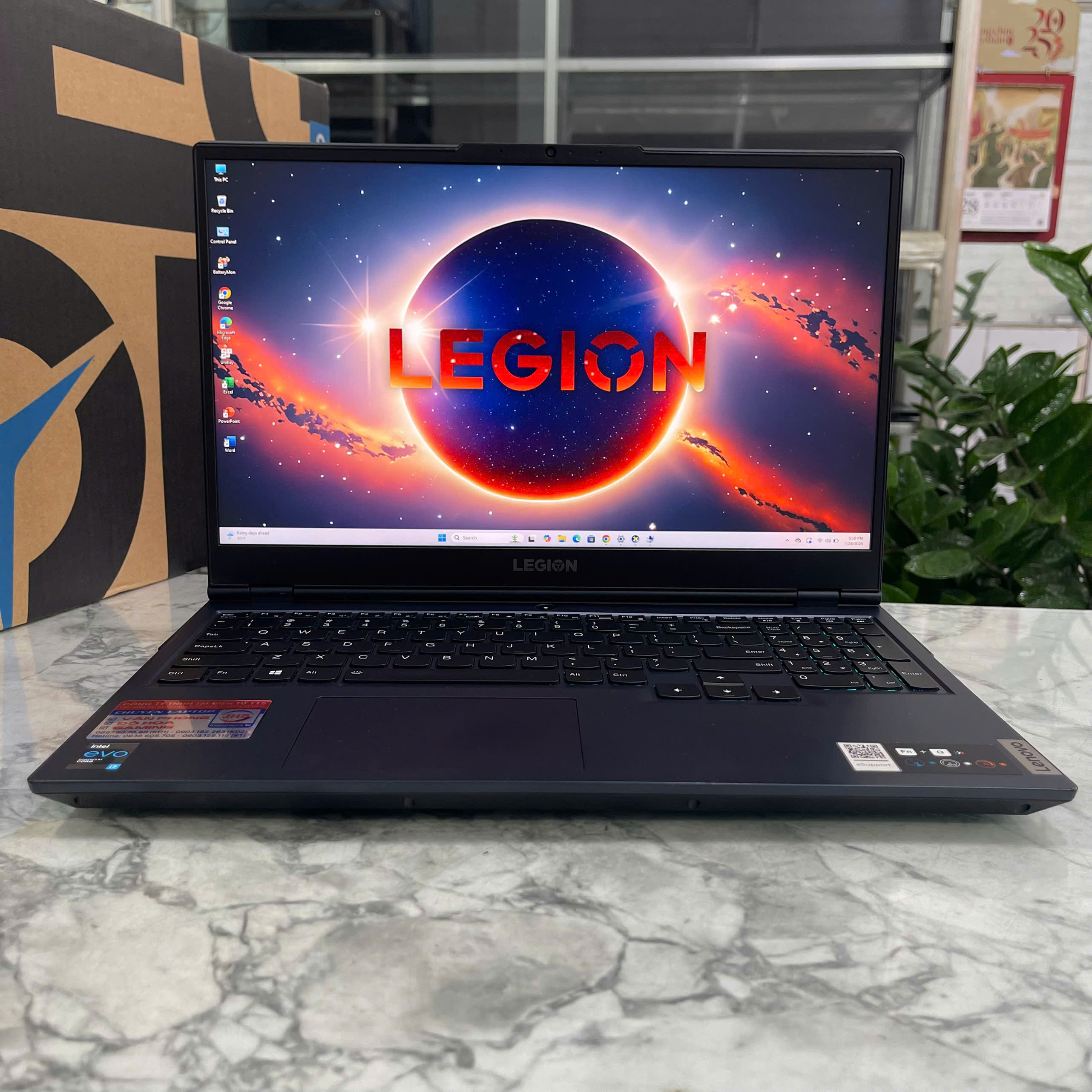 Lenovo Legion 5 15ITH6 Máy LikeNew  Core i7-11800H RAM 16GB/ SSD 512gb/ NVIDIA RTX 3050 Ti 4GB Màn Hình 15.6''Inch IPS 165Hz