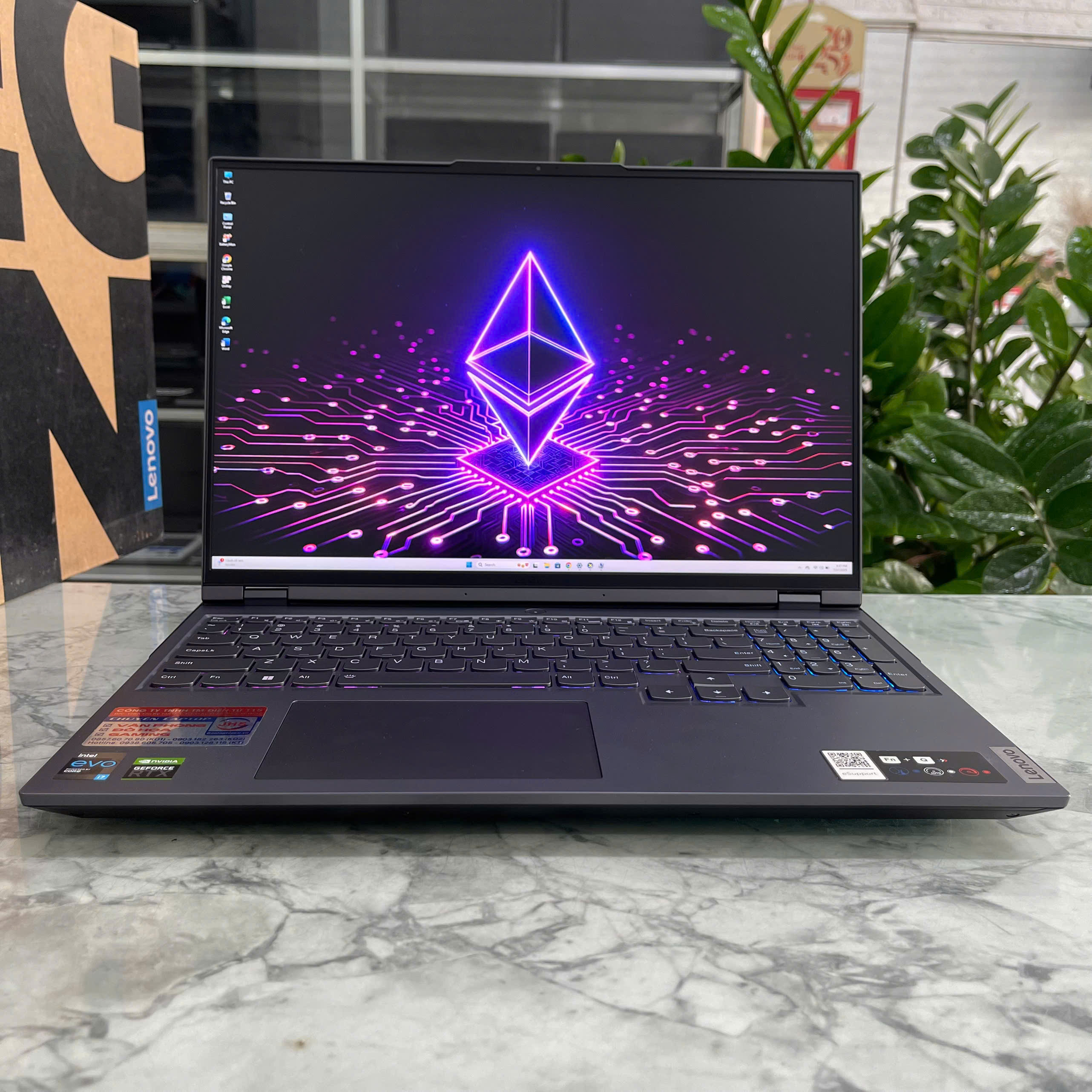 Lenovo Legion 5 Pro 16IAH7 Máy LikeNew Core I7-12700H Ram 16GB Ssd 512GB  RTX 3050Ti Màn Hình : 16 Inch 165Hz 100% sRGB, 500 nits