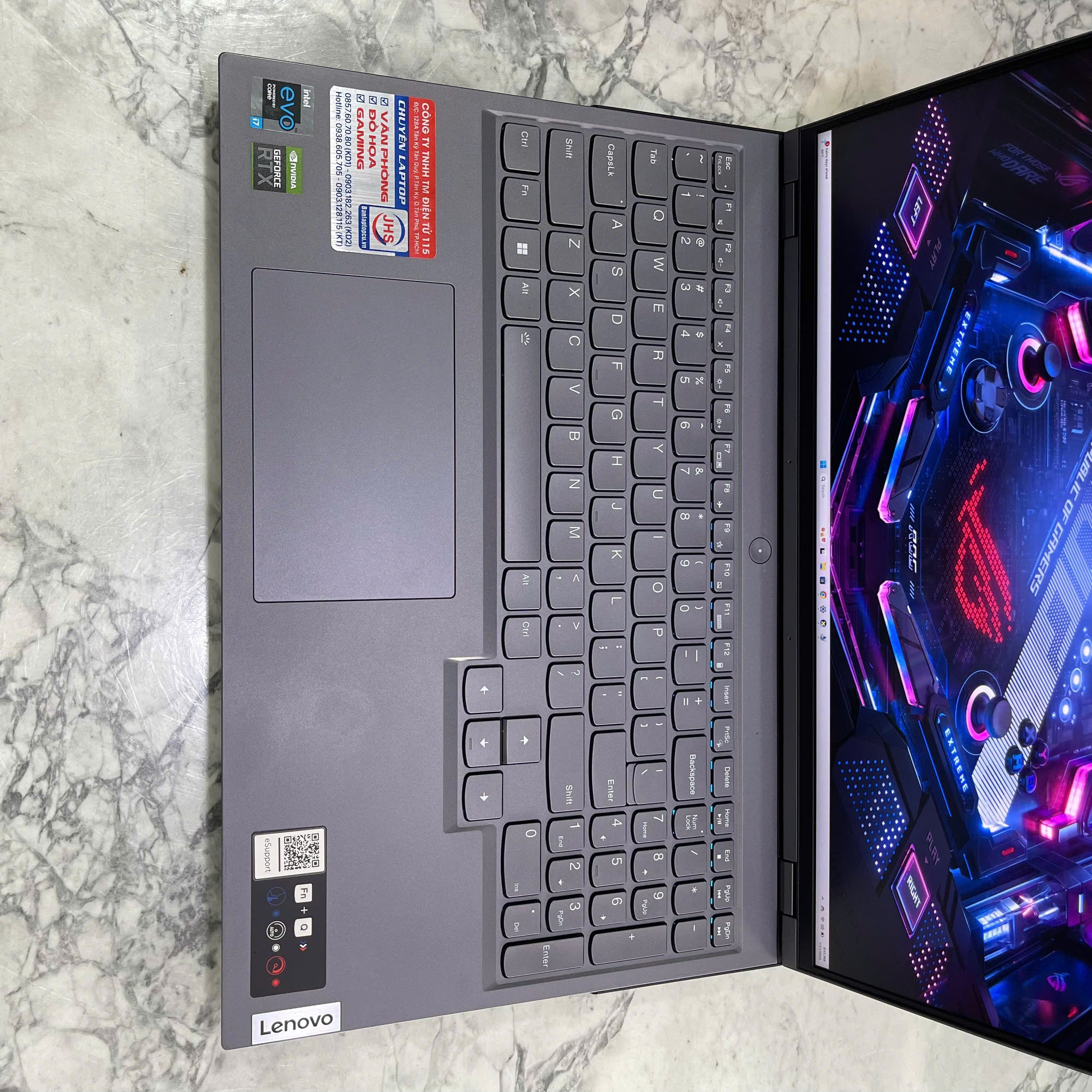 Lenovo Legion 5 Pro 16IAH7 Máy LikeNew Core I7-12700H Ram 16GB Ssd 512GB  RTX 3050Ti Màn Hình : 16 Inch 165Hz 100% sRGB, 500 nits