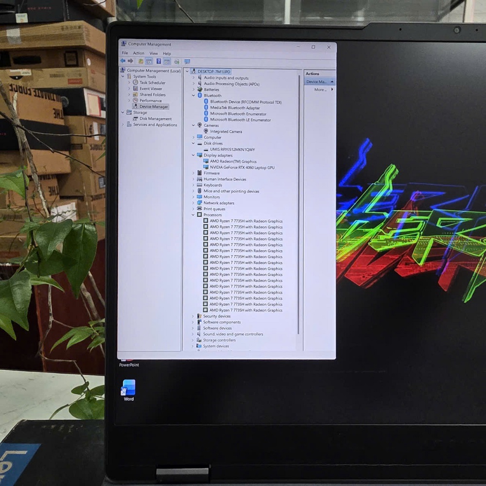  LENOVO LEGION 5 R7000 ARP8 RYZEN 7-7735H RAM 16GG SSD 512GB RTX™ 4060 8GB GDDR6 MÀN HÌNH : 15.6'' 15.6" WQHD 165Hz