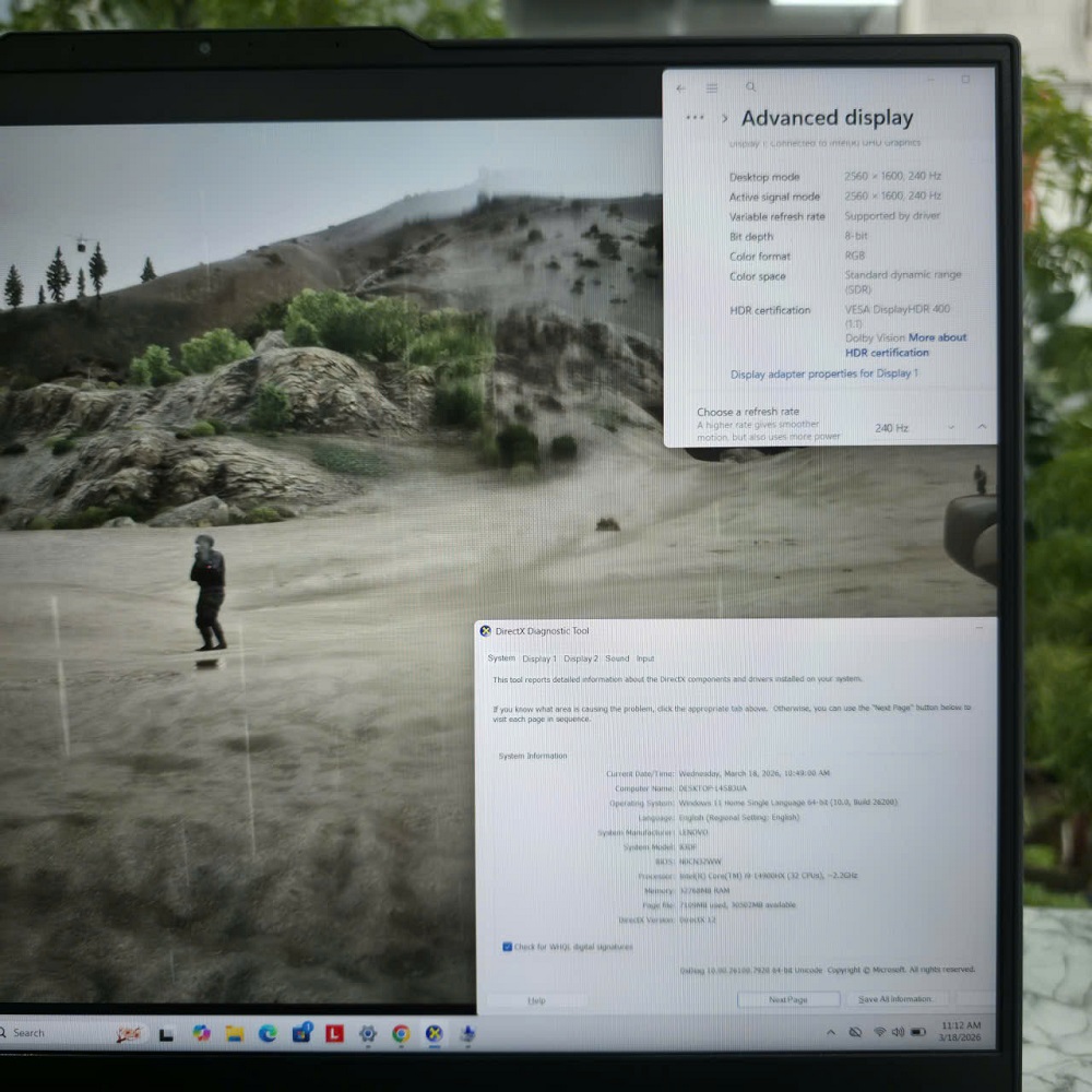  Lenovo Legion Pro 5 16IRX9 Máy LikeNew BẢO HÀNH HÃNG 2 NĂM CORE I9-14900HX RAM 32GB SSD 1.000GB RTX 4060 8GB GDDR6 MÀN HÌNH : 16 Inch WQXGA 240/165Hz 100% sRGB