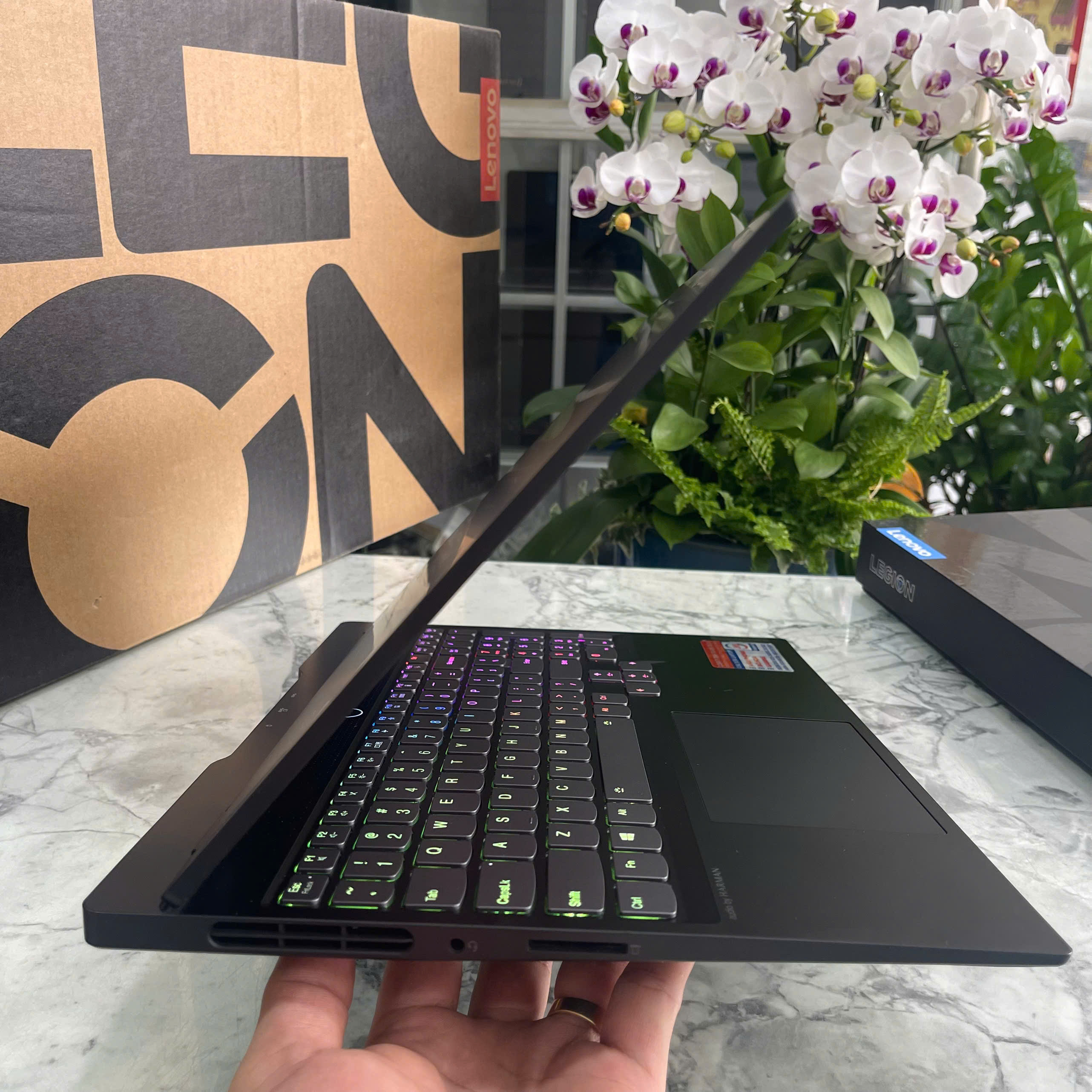 Lenovo  Legion S7 15ACH6 Máy LikeNew Ryzen 7 5800H RAM 16GB SSD  512GB RTX 3060 6GB Màn Hình : 15.6" 4K 60Hz 