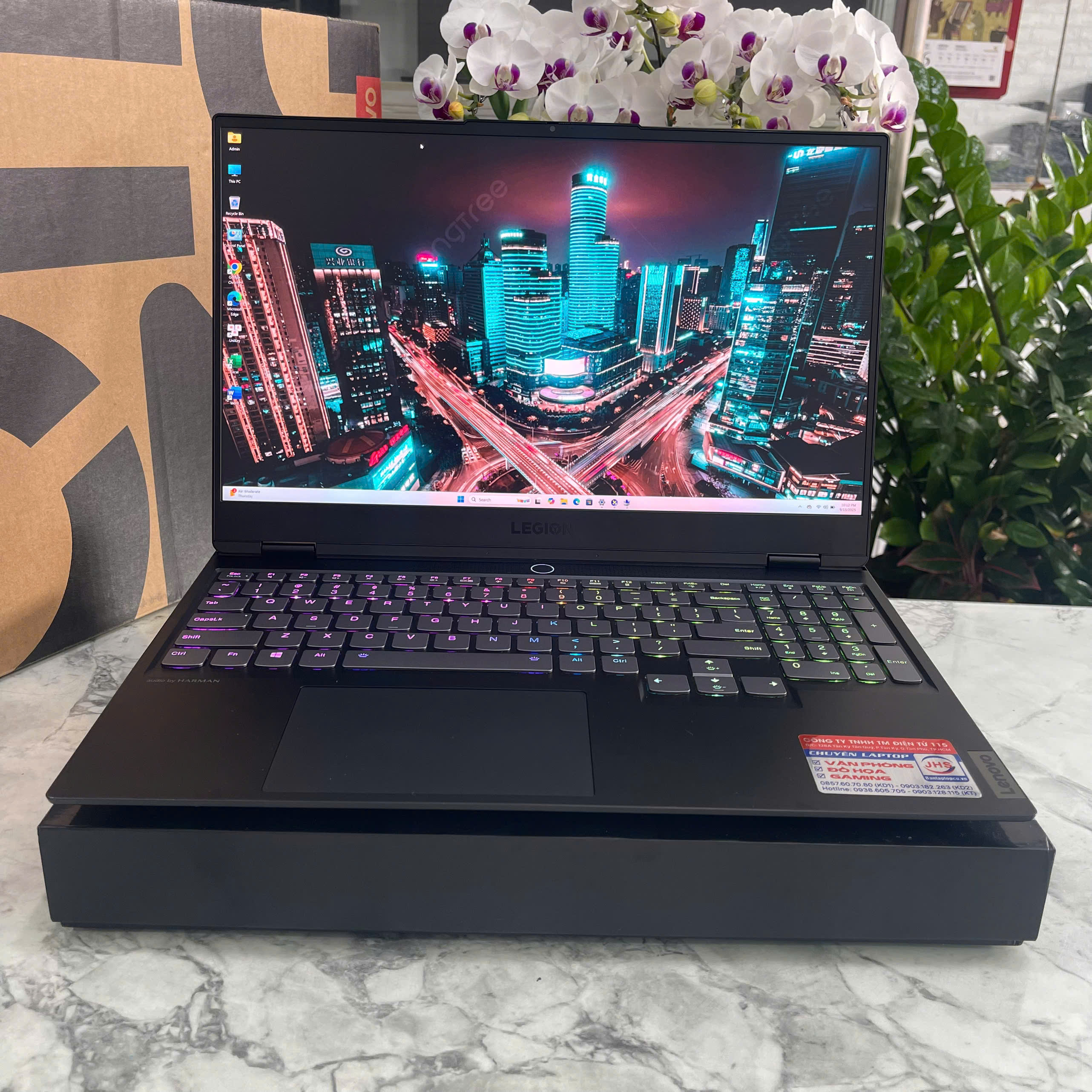 Lenovo  Legion S7 15ACH6 Máy LikeNew Ryzen 7 5800H RAM 16GB SSD  512GB RTX 3060 6GB Màn Hình : 15.6" 4K 60Hz 