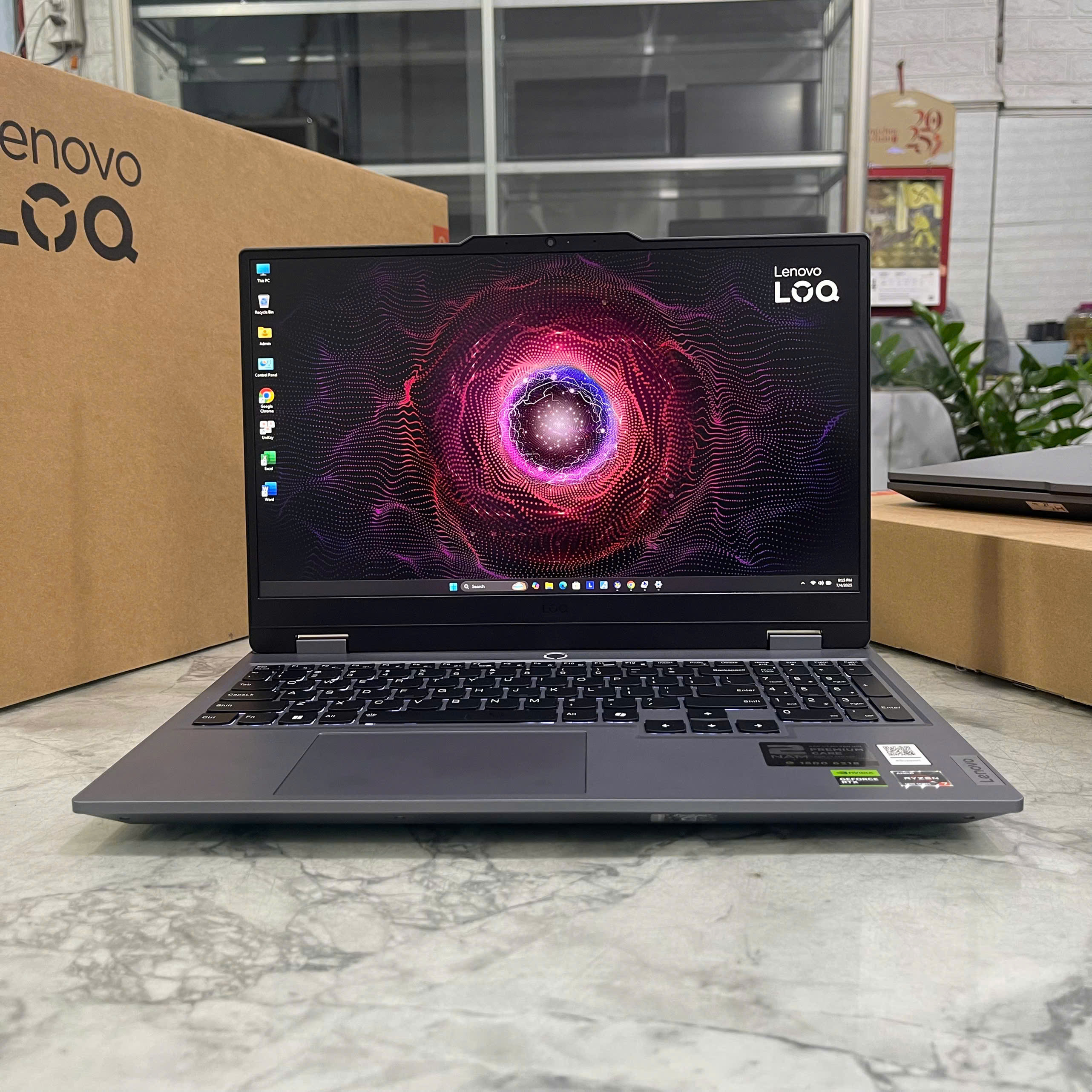 Lenovo LOQ 15ARP9 (Máy LikeNew-BẢO HÀNH HÃNG) ) Ryzen 7- 7435HS Ram 24GB Ssd 512GB RTX 4050 6GB Màn Hình 15.6 Inch IPS FHD 144Hz
