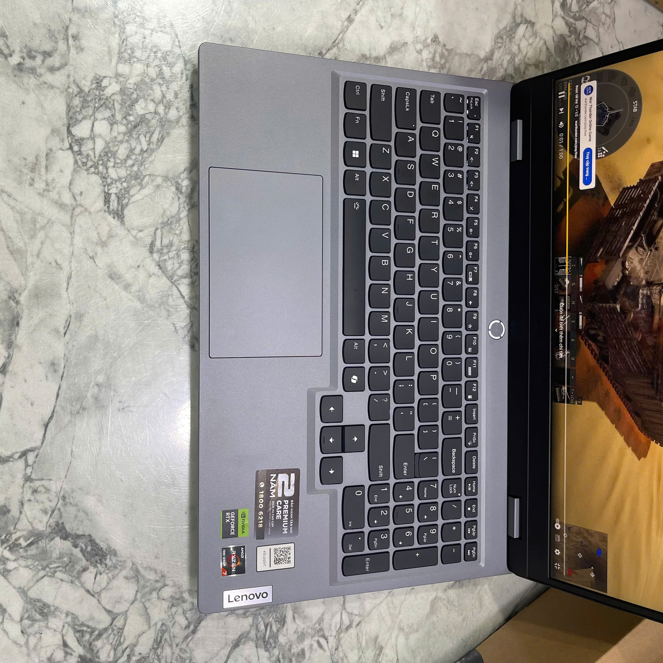 Lenovo LOQ 15ARP9 (Máy LikeNew-BẢO HÀNH HÃNG) ) Ryzen 7- 7435HS Ram 24GB Ssd 512GB RTX 4050 6GB Màn Hình 15.6 Inch IPS FHD 144Hz