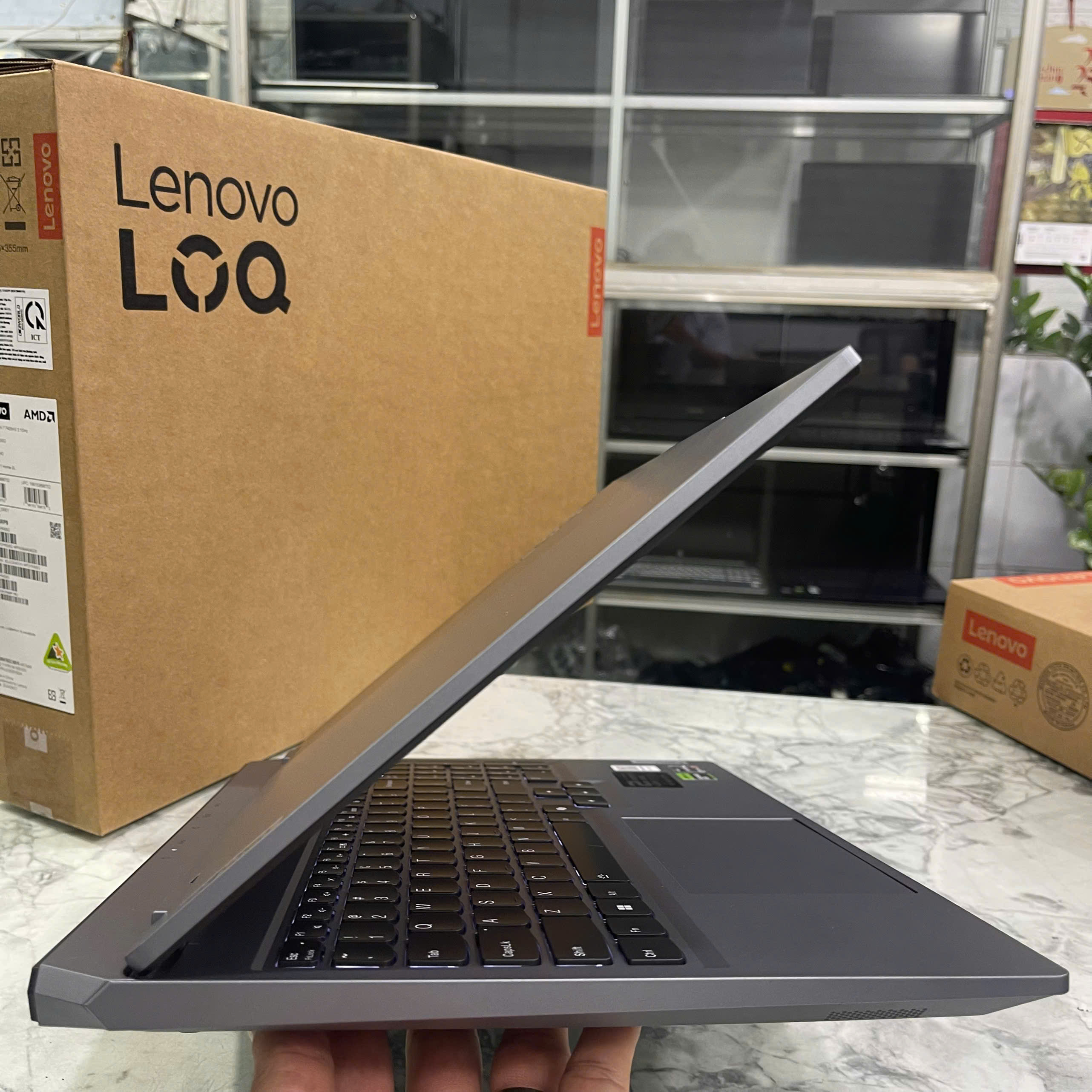 Lenovo LOQ 15ARP9 (Máy LikeNew-BẢO HÀNH HÃNG) ) Ryzen 7- 7435HS Ram 24GB Ssd 512GB RTX 4050 6GB Màn Hình 15.6 Inch IPS FHD 144Hz