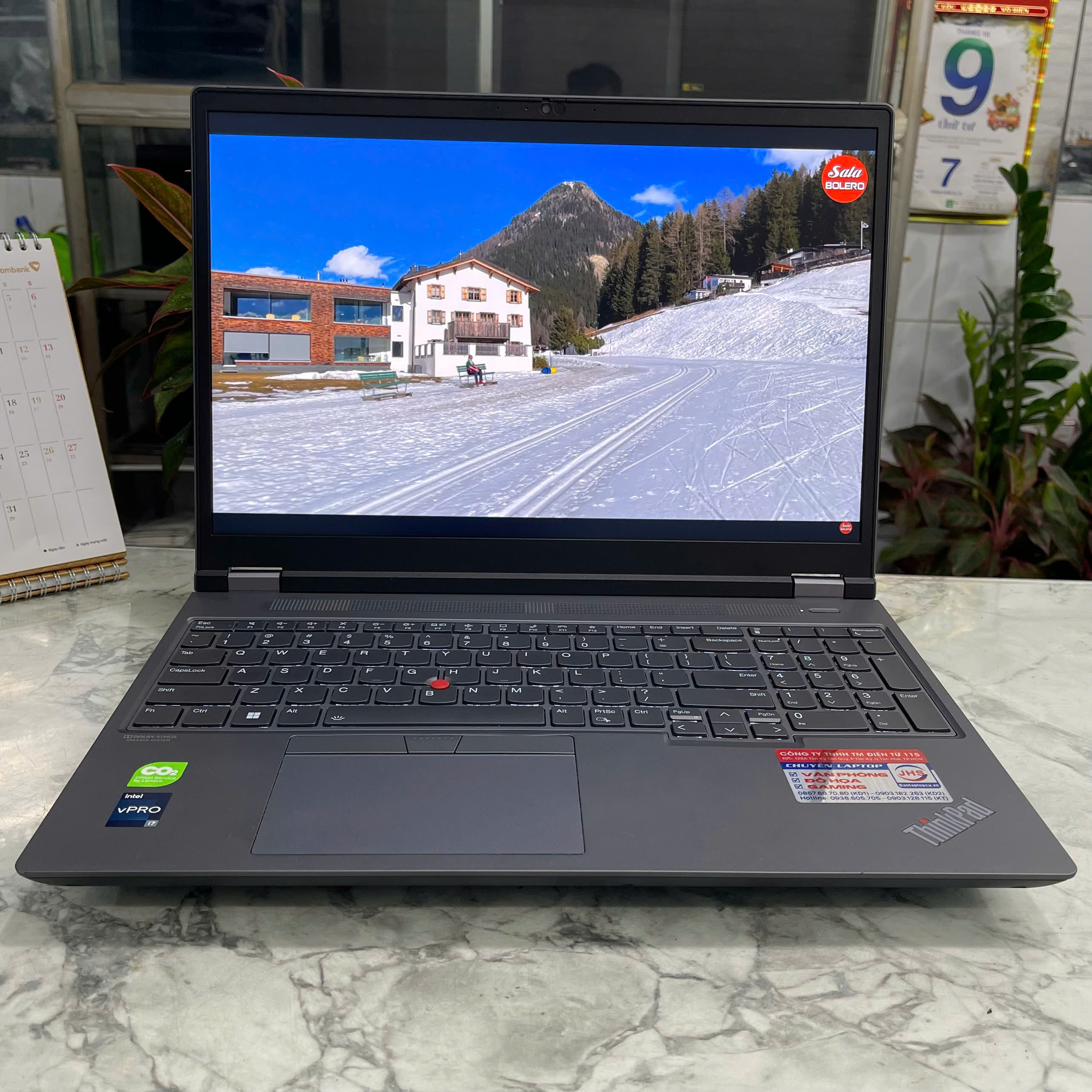 Lenovo ThinkPad P16 Gen1 Core I7-12850HX RAM 32GB SSD 512GB Card RTX A1000 4Gb Màn Hình 16"Inch FHD+.