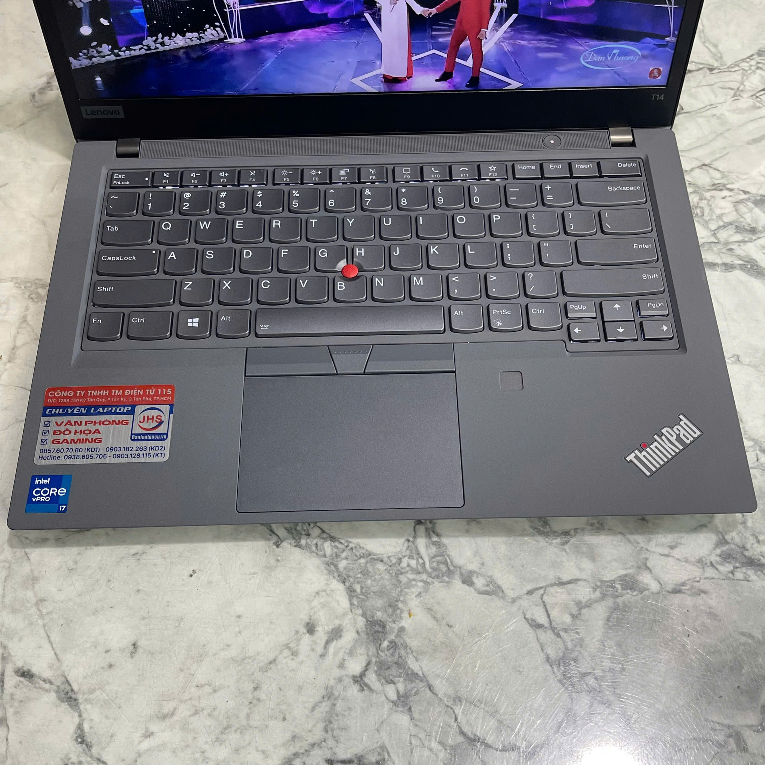 Lenovo ThinkPad T14 Gen 2 Core I7-1165G7 Ram 16gb Ssd 512gb Nvidia T500 4GB Màn Hình 14.0" Fhd IPS 