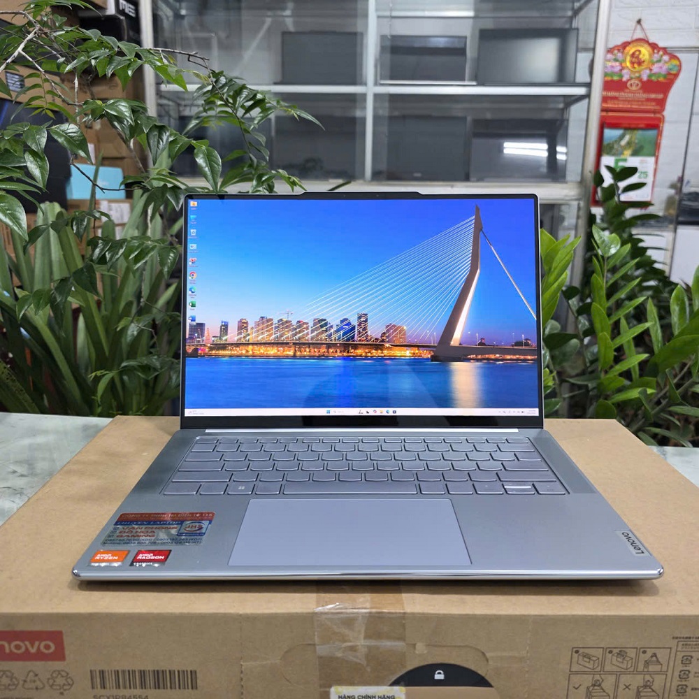 LENOVO YOGA Air 14s APU8 RYZEN 7 7840S RAM 32GB SSD 512GB MÀN HÌNH : 14.5 Inch OLED 2.9K Touch 90Hz