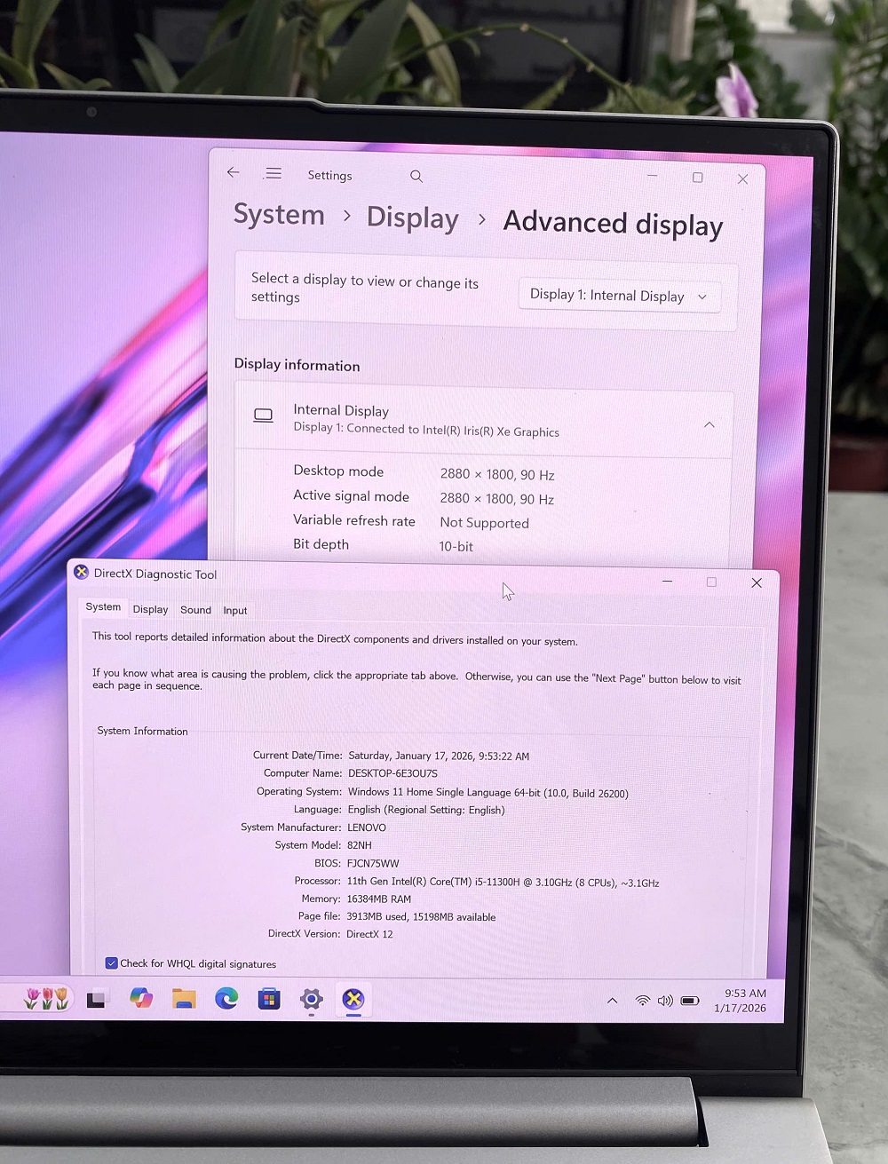 Lenovo YOGA Slim 7 Pro 14IHU5 Core I5-11300H RAM 16GB SSD 512GB Màn Hình 14 Inch 2.8K OLED 