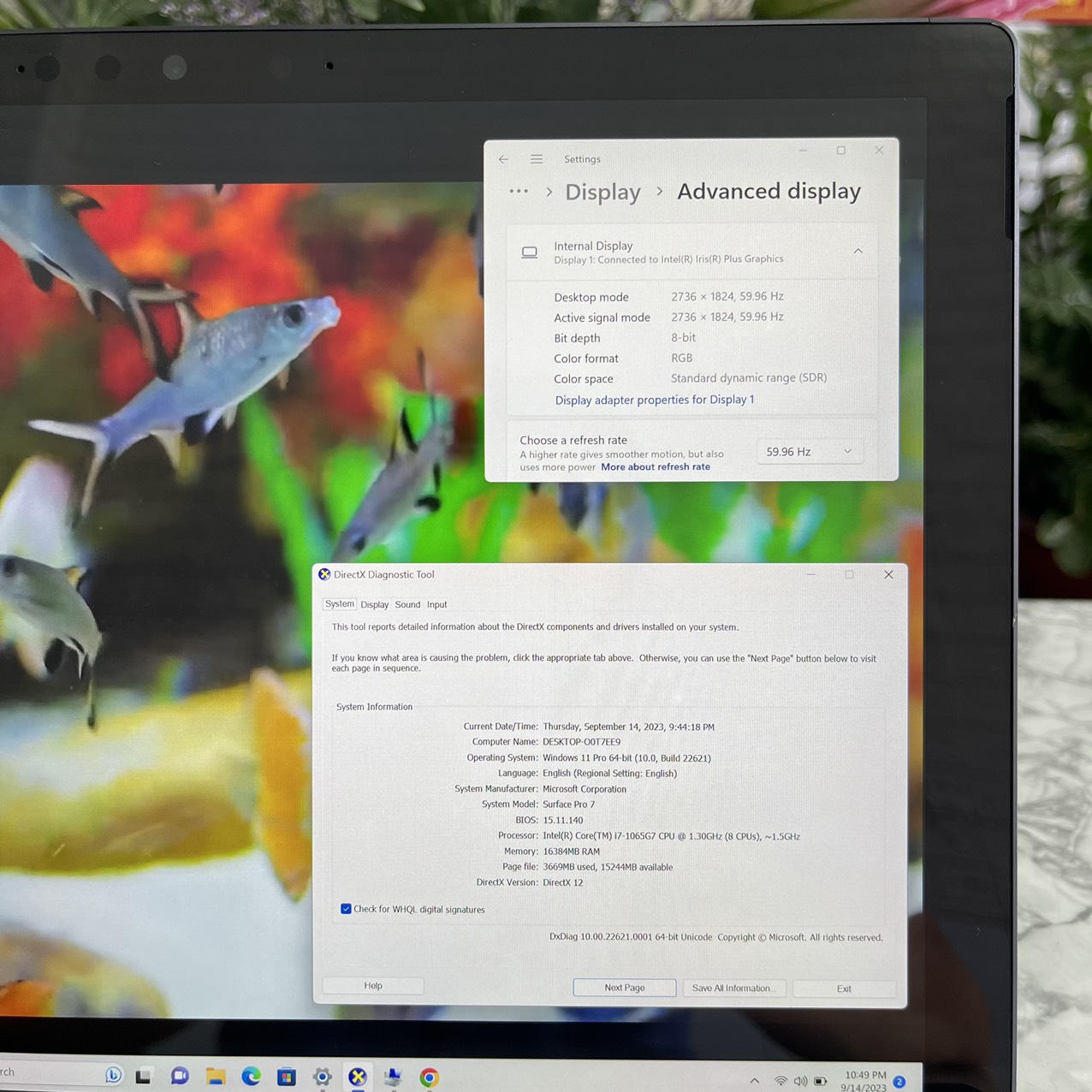 Microsoft Surface Pro 7 Core I7-1065G7 Ram 16gb Ssd 256gb Màn Hình 12.3"QHD+ Touchscreen ,Tặng Phím 