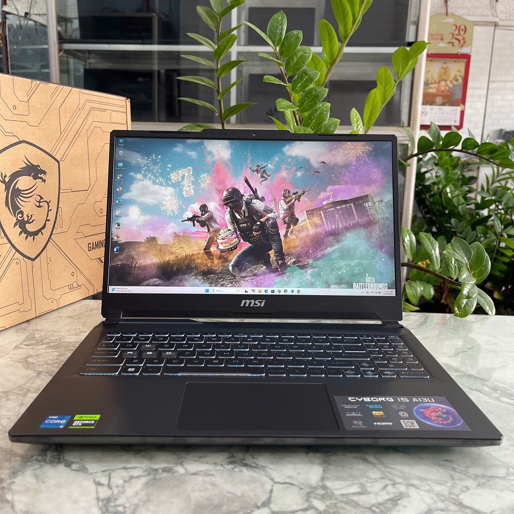 MSI Cyborg 15 A13UC  Core I5-13420H RAM 16GB SSD 512GGB RTX 3050 GDDR6  MÀN HÌNH : 15.6 Inch FHD IPS 144Hz