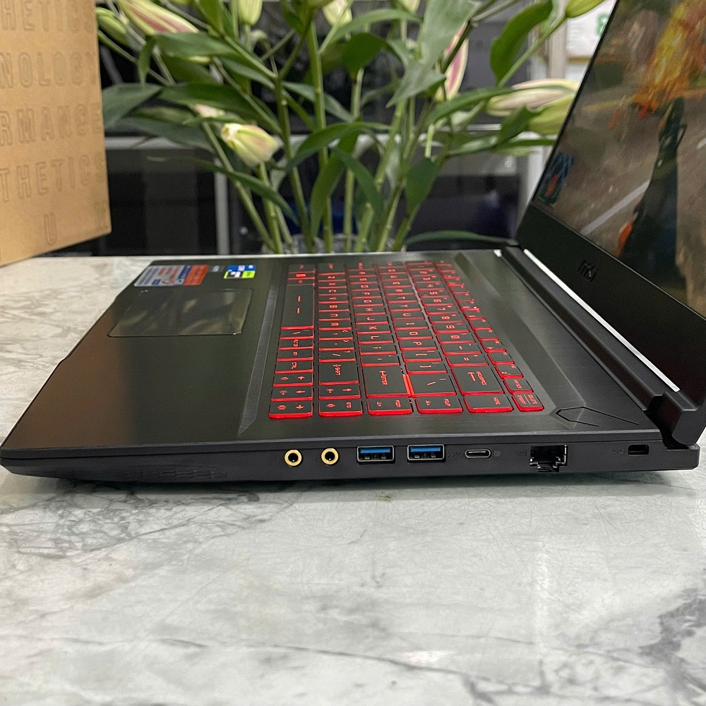 MSI Gaming Thin GF63 12VE CORE I5-12450H RAM 16GB SSD 512GB RTX 4050 6GB MÀN HÌNH : 15.6″ FHD IPS 144Hz