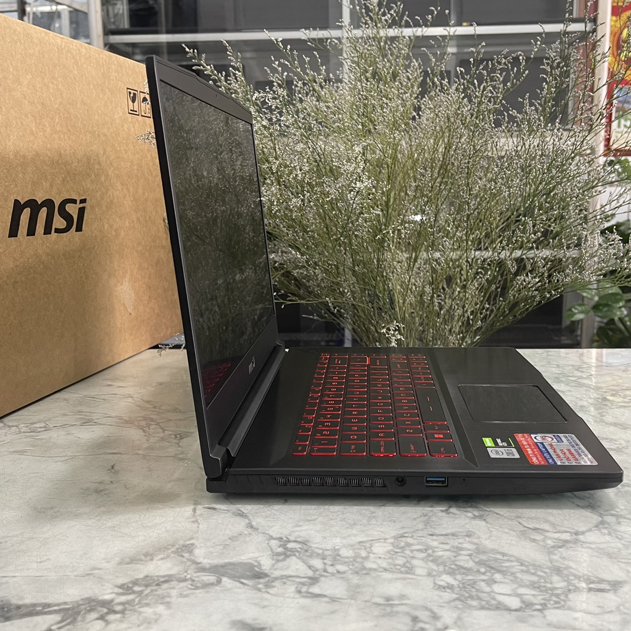 MSI GF63 Thin 10SC-468VN Core I5-10500H RAM 16GB SSD 512GB GTX 1650 4GB Màn Hình 15.6''Inch IPS 144Hz 
