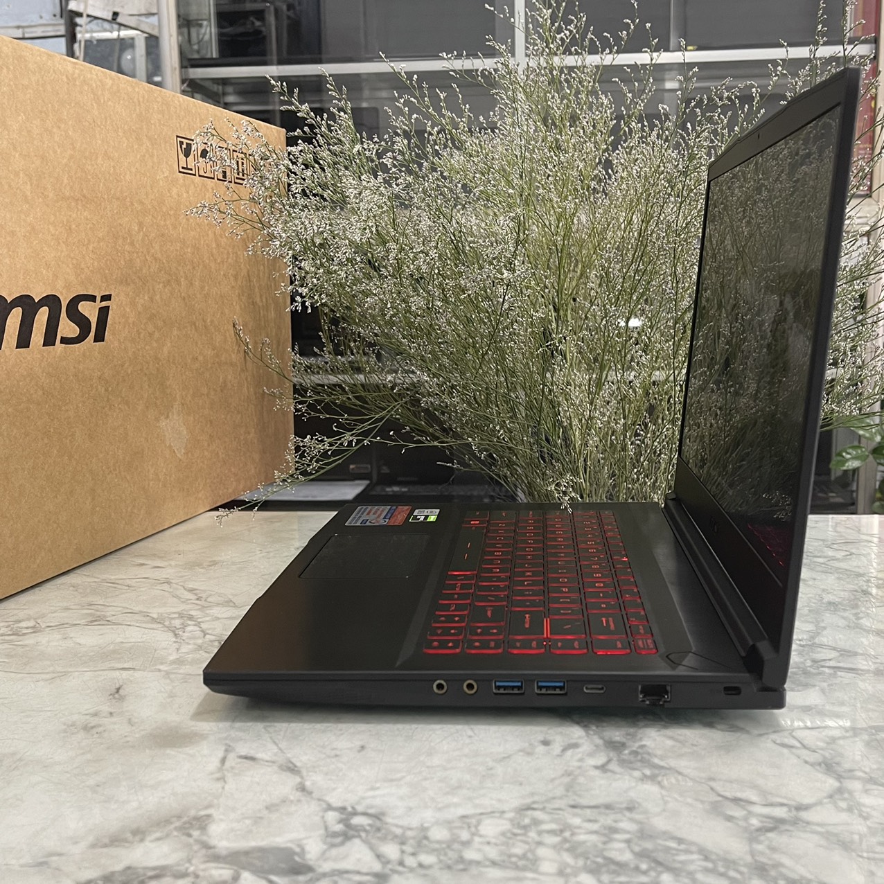 MSI GF63 Thin 10SC-468VN Core I5-10500H RAM 16GB SSD 512GB GTX 1650 4GB Màn Hình 15.6''Inch IPS 144Hz 