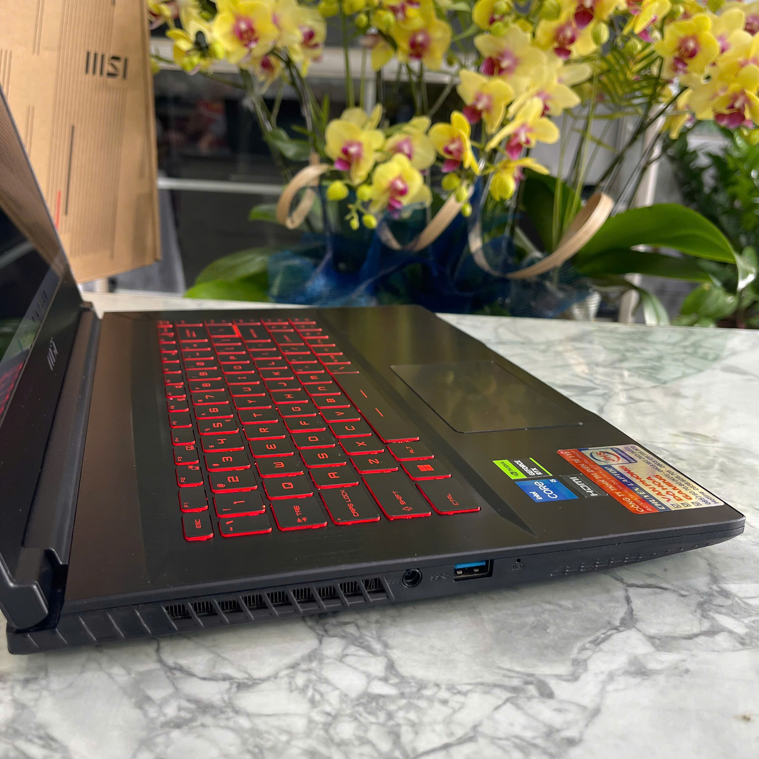  MSI GF63 Thin 12UC-1006VN CORE I5-12450H RAM 16GB  SSD 512GB VGA RTX 3050 4GB Màn Hình 15.6'' IPS Fhd 144.Hz