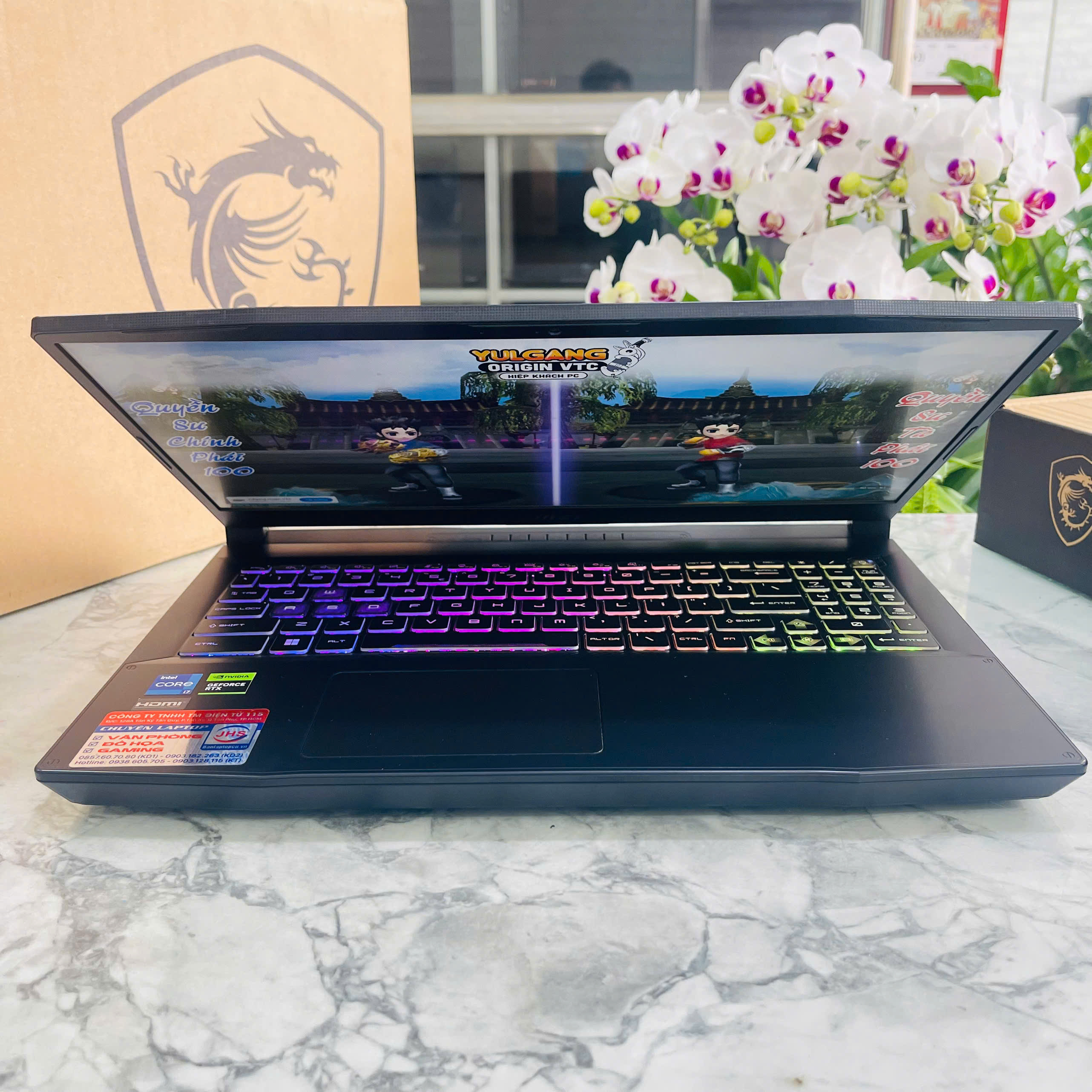  MSI Katana 15 B13VEK  Core I7-13620H / RTX 4050 6GB GDDR6 / RAM 16GB / SSD 512GB / Màn Hình 15.6 Inch IPS FHD 144Hz