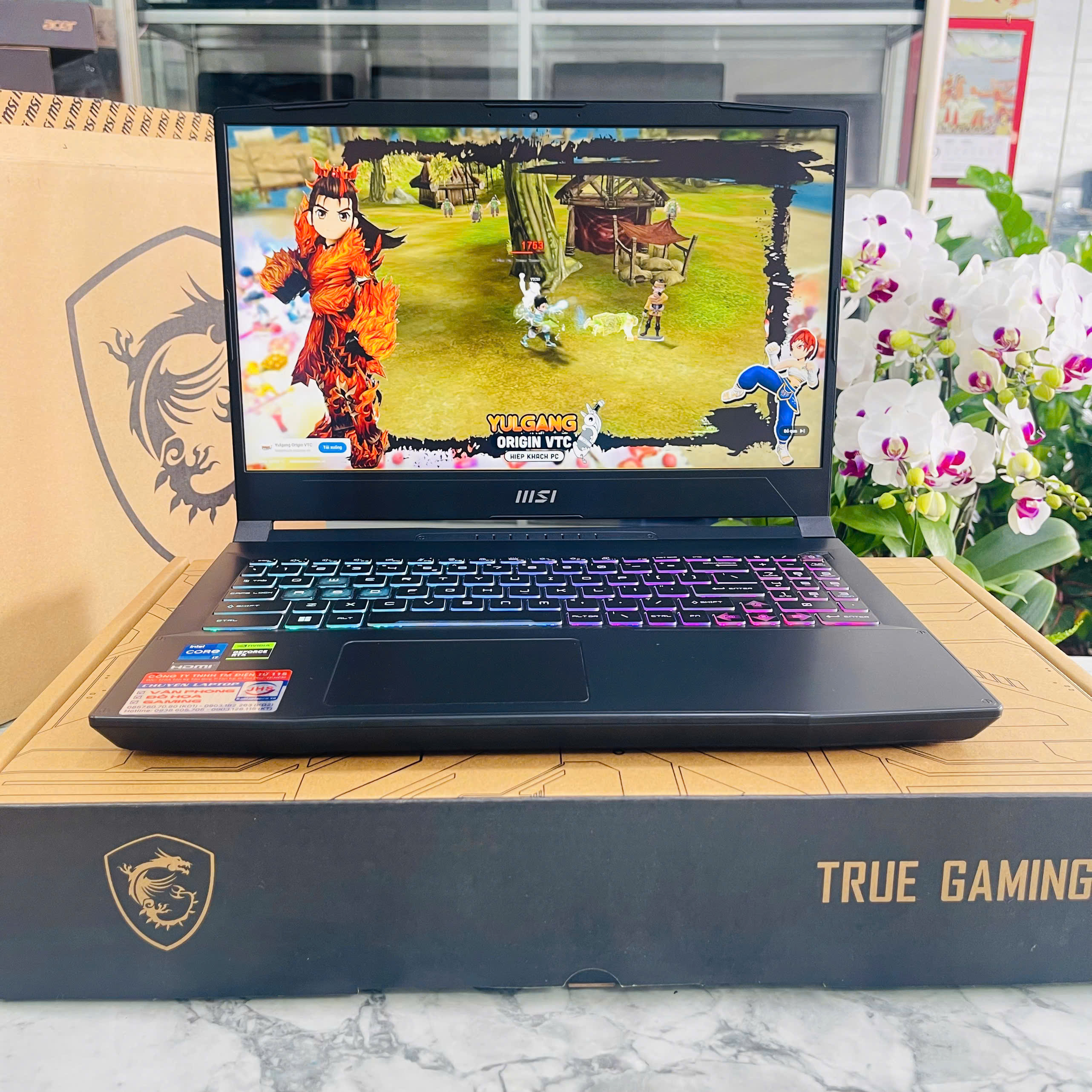  MSI Katana 15 B13VEK  Core I7-13620H / RTX 4050 6GB GDDR6 / RAM 16GB / SSD 512GB / Màn Hình 15.6 Inch IPS FHD 144Hz