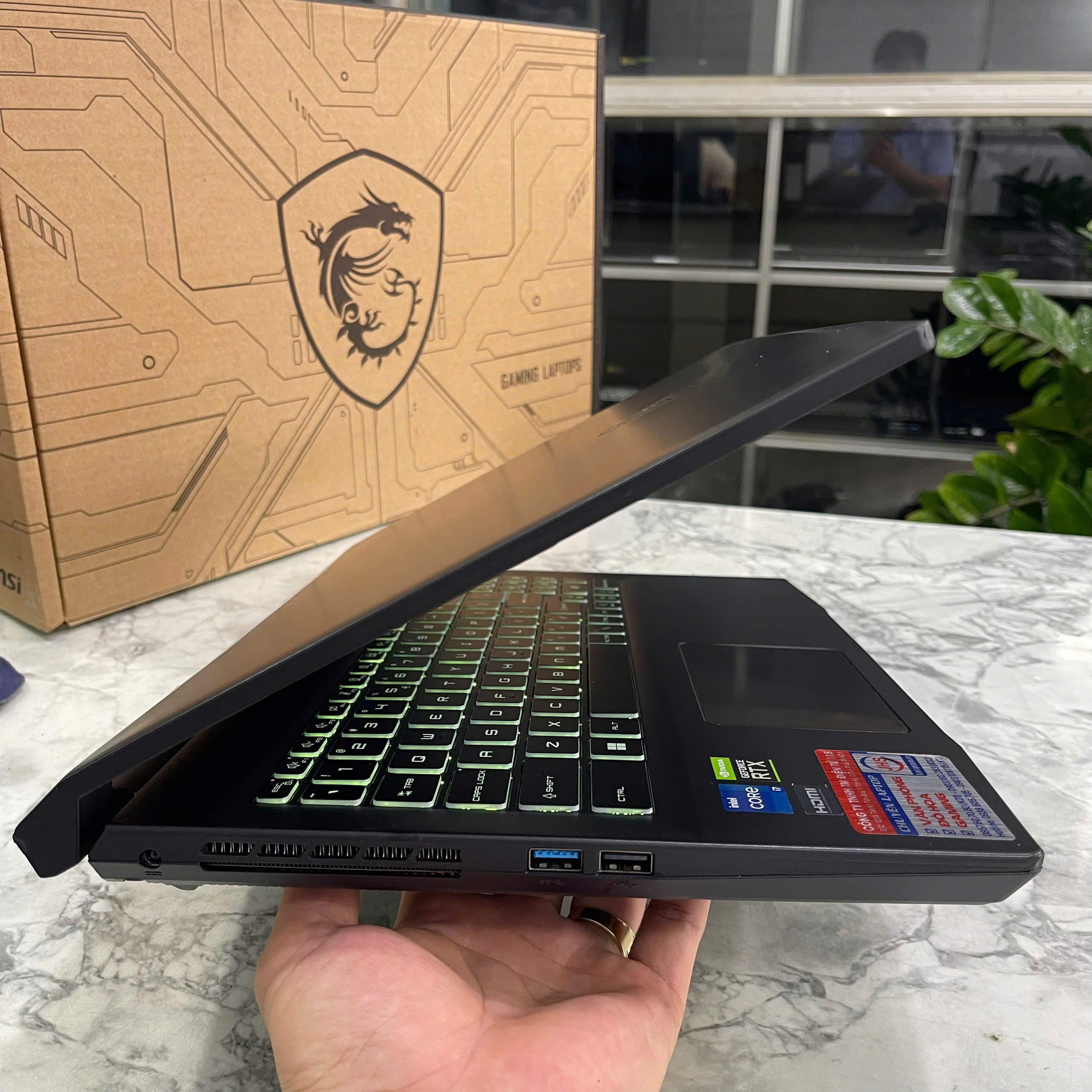  MSI Katana GF66 12UCK  Core I7-12650H Ram 16gb Ssd 512gb Card RTX 3050 4GB GDDR6 Màn Hình 15.6 Inch IPS Fhd 144Hz