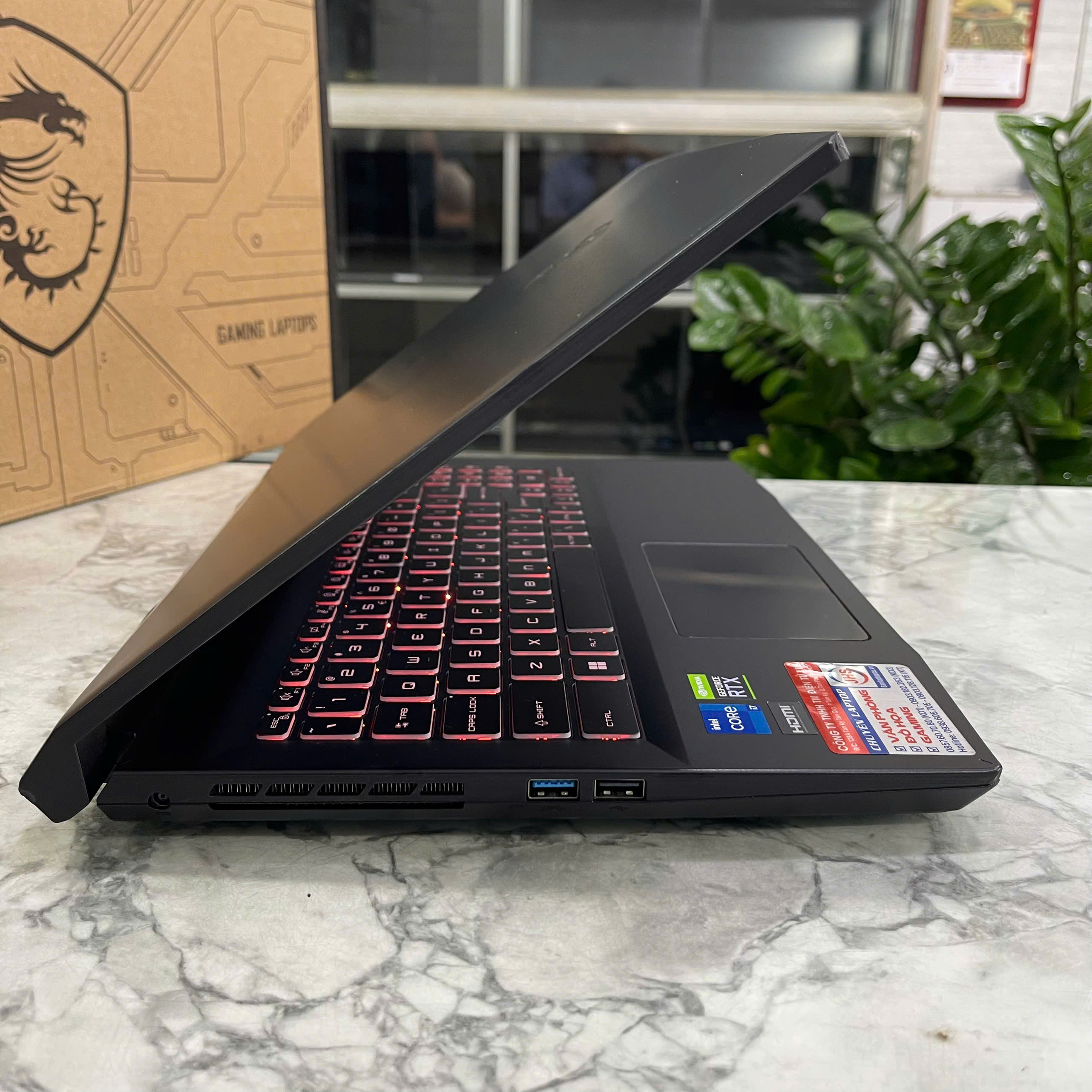  MSI Katana GF66 12UCK  Core I7-12650H Ram 16gb Ssd 512gb Card RTX 3050 4GB GDDR6 Màn Hình 15.6 Inch IPS Fhd 144Hz