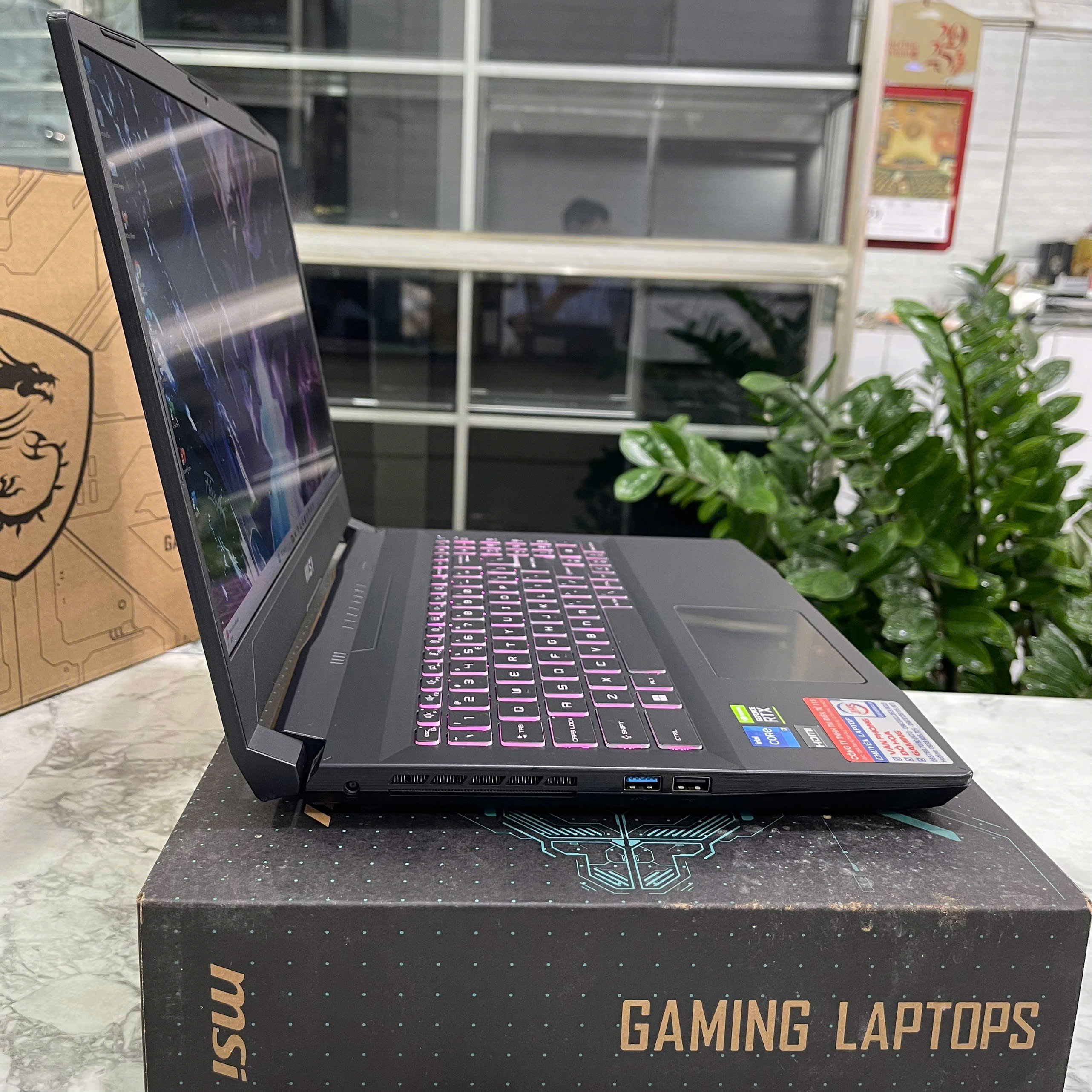  MSI Katana GF66 12UCK  Core I7-12650H Ram 16gb Ssd 512gb Card RTX 3050 4GB GDDR6 Màn Hình 15.6 Inch IPS Fhd 144Hz