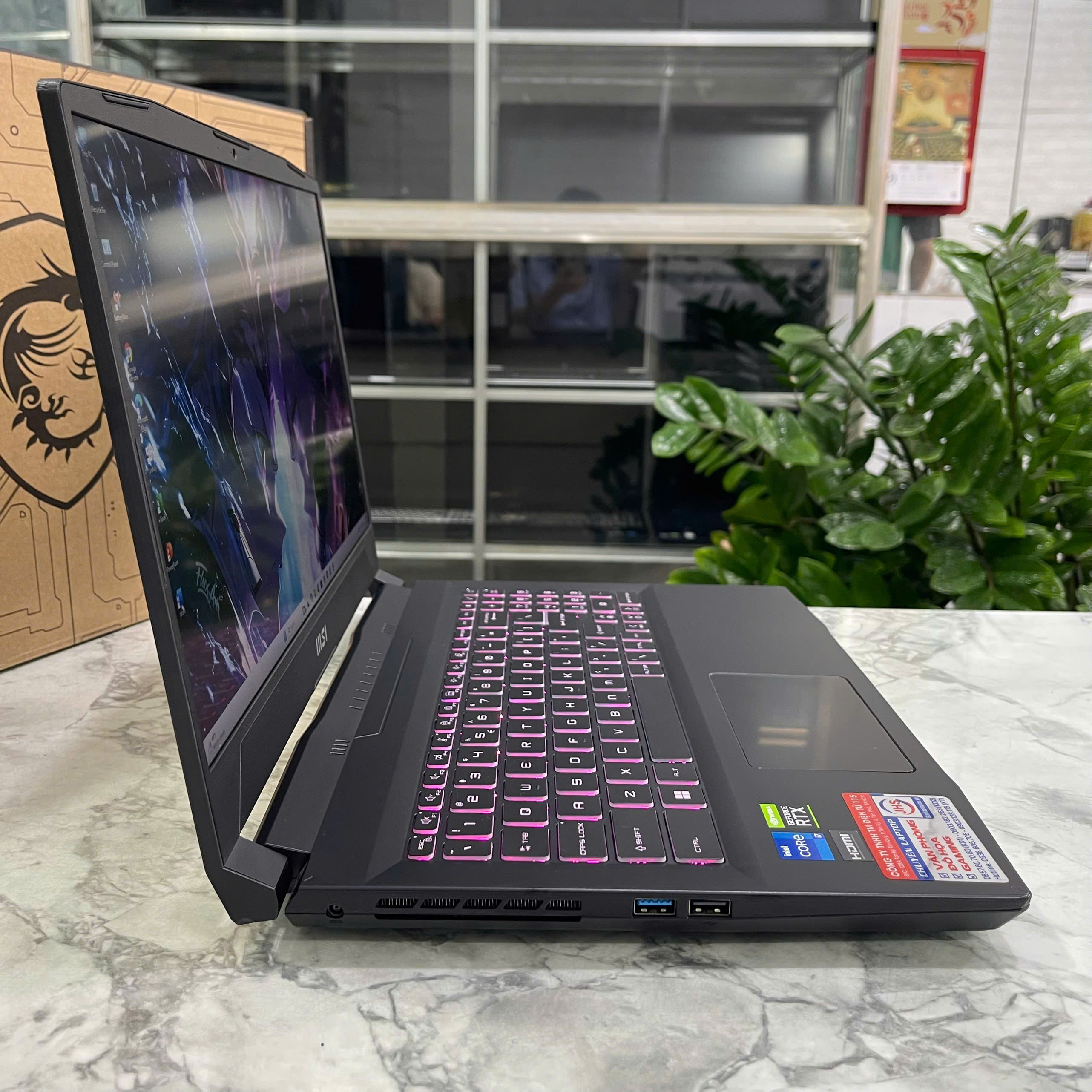  MSI Katana GF66 12UCK  Core I7-12650H Ram 16gb Ssd 512gb Card RTX 3050 4GB GDDR6 Màn Hình 15.6 Inch IPS Fhd 144Hz