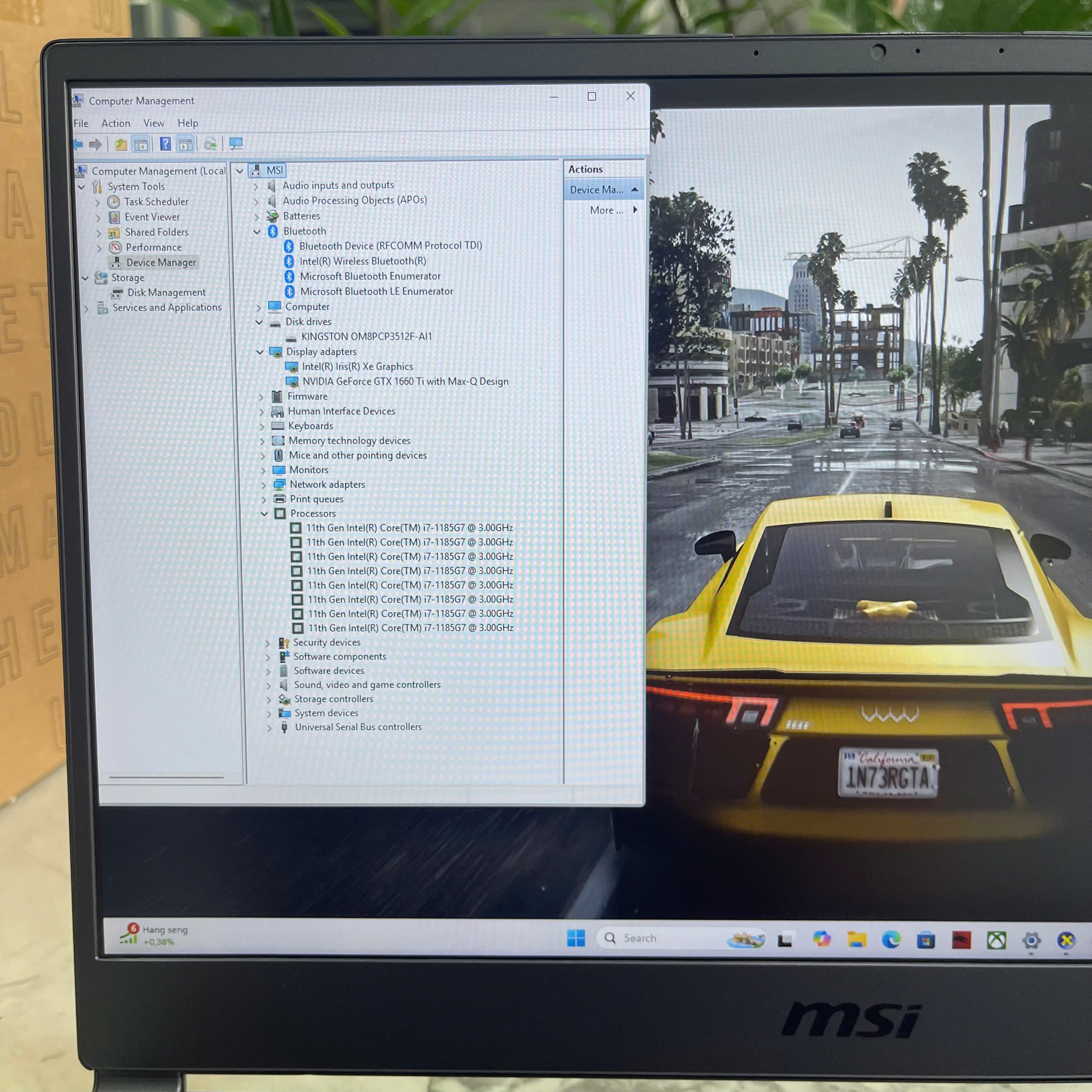 MSI Stealth 15M A11SDK Máy Likenew Core I7 -1185G7 Ram 16Gb Ssd 512Gb Màn Hình 15.6 Inch Fhd IPS 144Hz