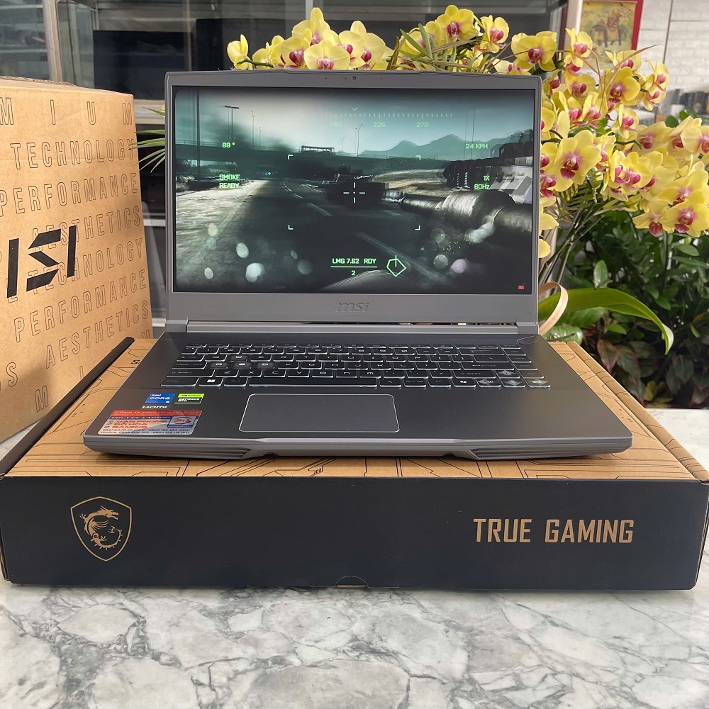 MSI Thin 15 B12UC - 1418VN (LikeNew-Còn Bảo Hành Hãng ) CORE I5-12450H RAM 16GB SSD 512GB RTX 3050 4GB MÀN HÌNH 15.6'' IPS Fhd 144.Hz