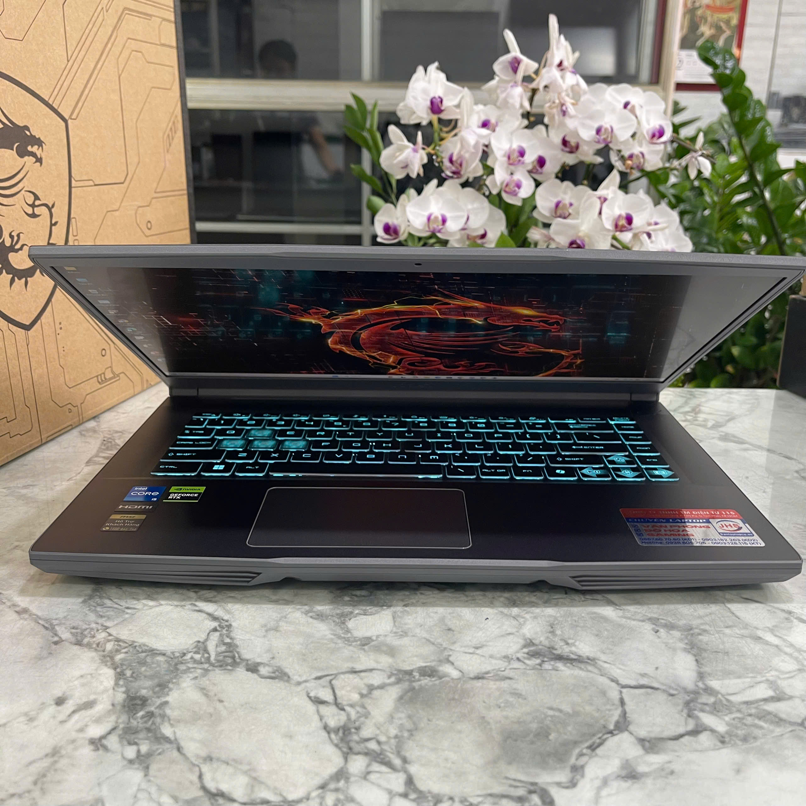  MSI Thin 15 B12UCX (LikeNew-Còn Bảo Hành Hãng ) CORE I5-12450H RAM 16GB SSD 512GB RTX 2050 4GB MÀN HÌNH 15.6'' IPS Fhd 144.Hz