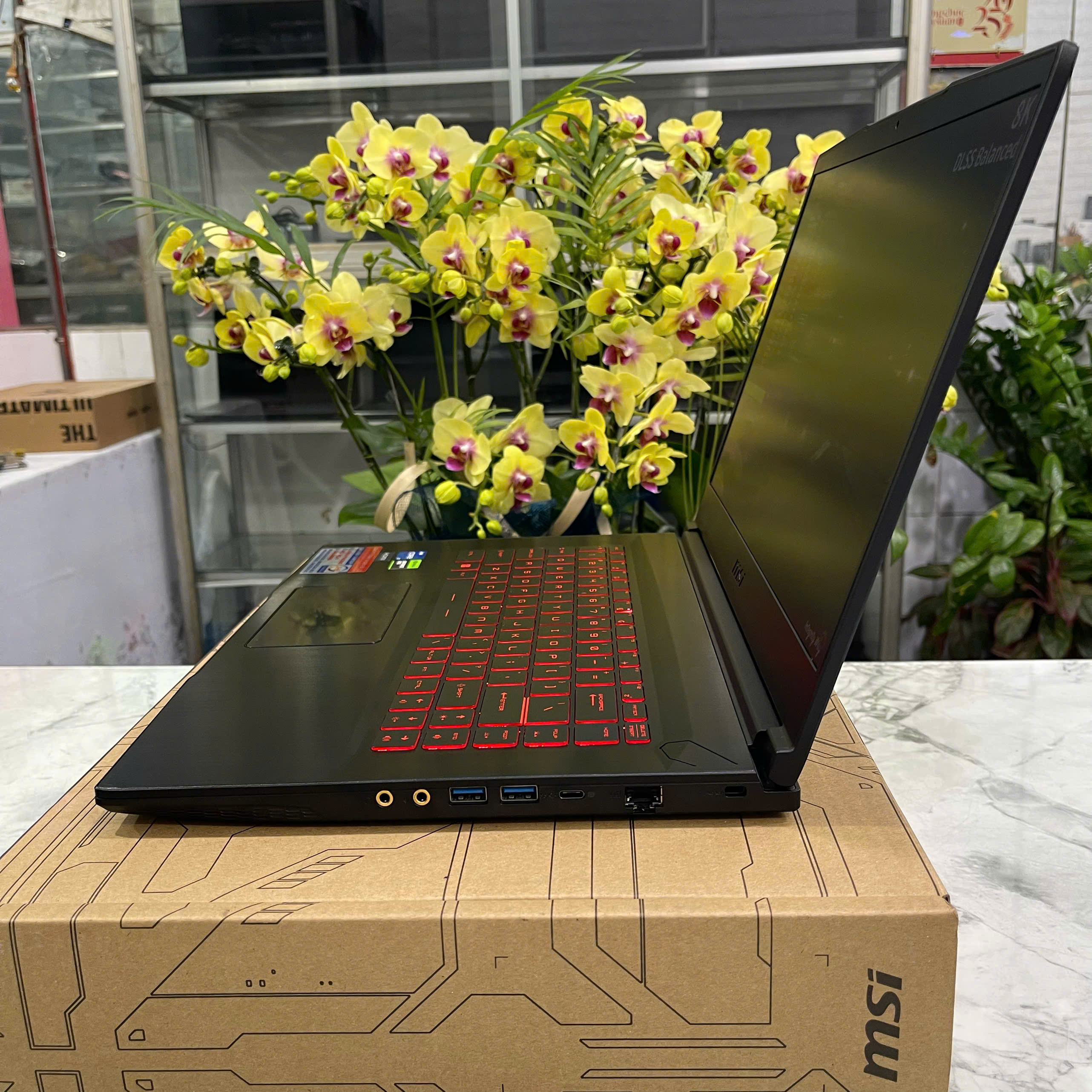 MSI Thin GF63 Thin 12UC CORE I7-12650H RAM 8GB SSD 512GB RTX 3050 4GB MÀN HÌNH 15.6'' IPS Fhd 144.Hz
