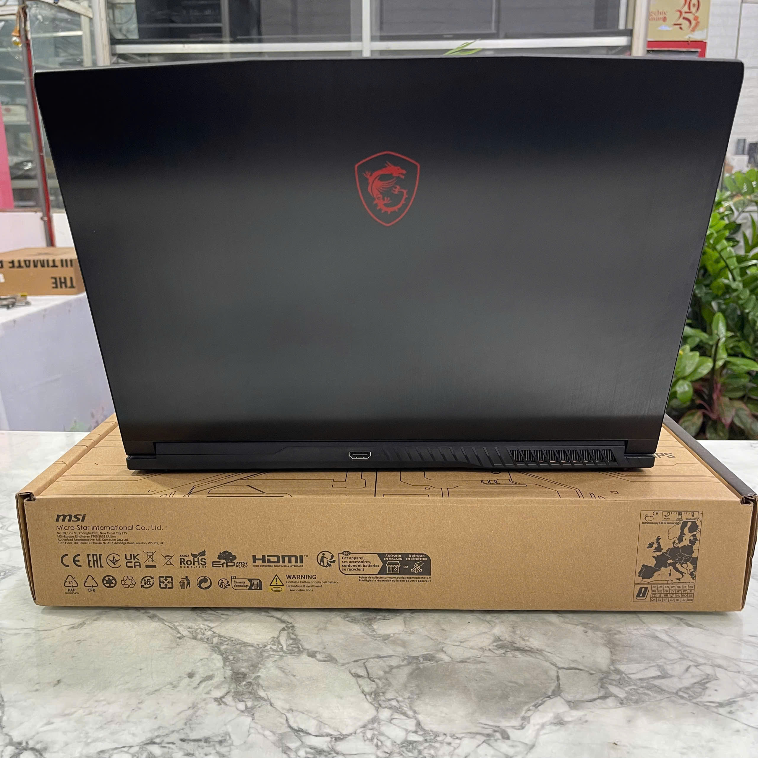 MSI Thin GF63 Thin 12UC CORE I7-12650H RAM 8GB SSD 512GB RTX 3050 4GB MÀN HÌNH 15.6'' IPS Fhd 144.Hz