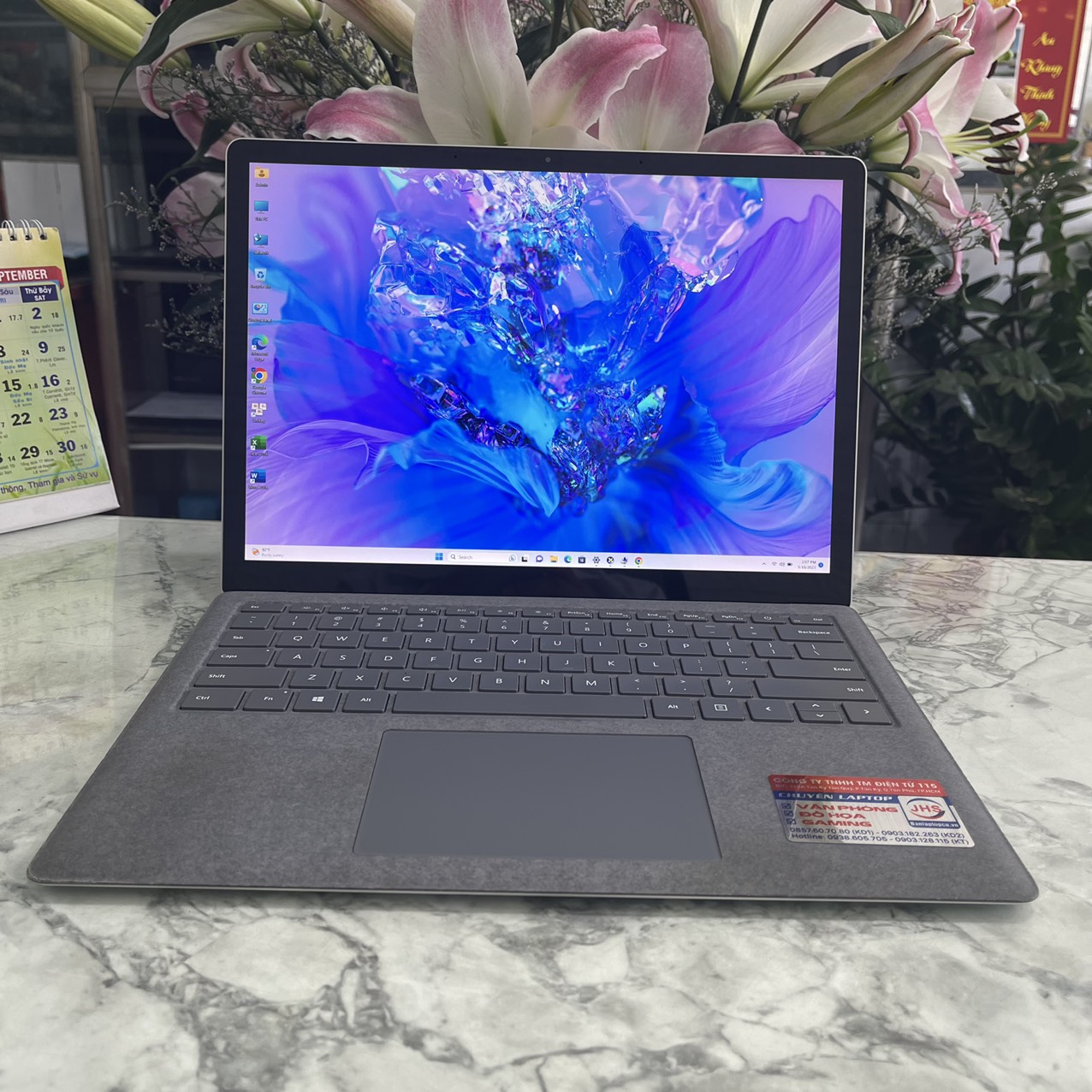 Surface Laptop 3 Core I5-1035G7 Ram 8gb Ssd  256gb Màn 13.5 Inch 2k Touch 