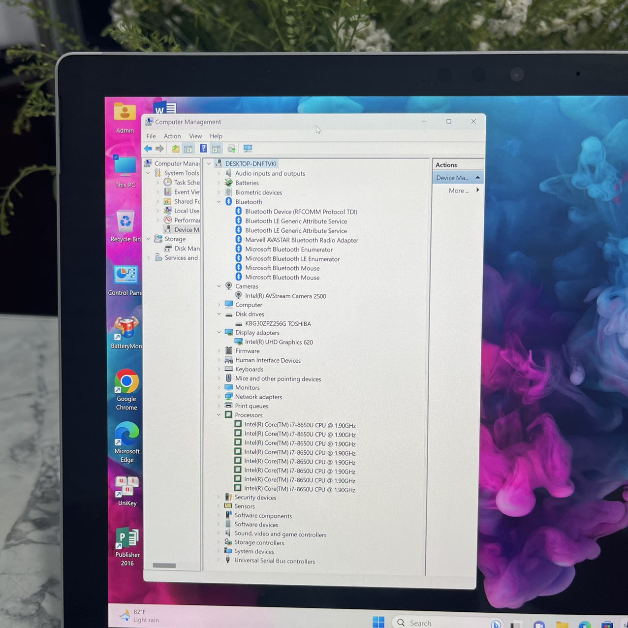 Surface Pro 6 Core I7-8650U Ram 8gb Ssd  256gb Màn 12.3" 3K Touch 