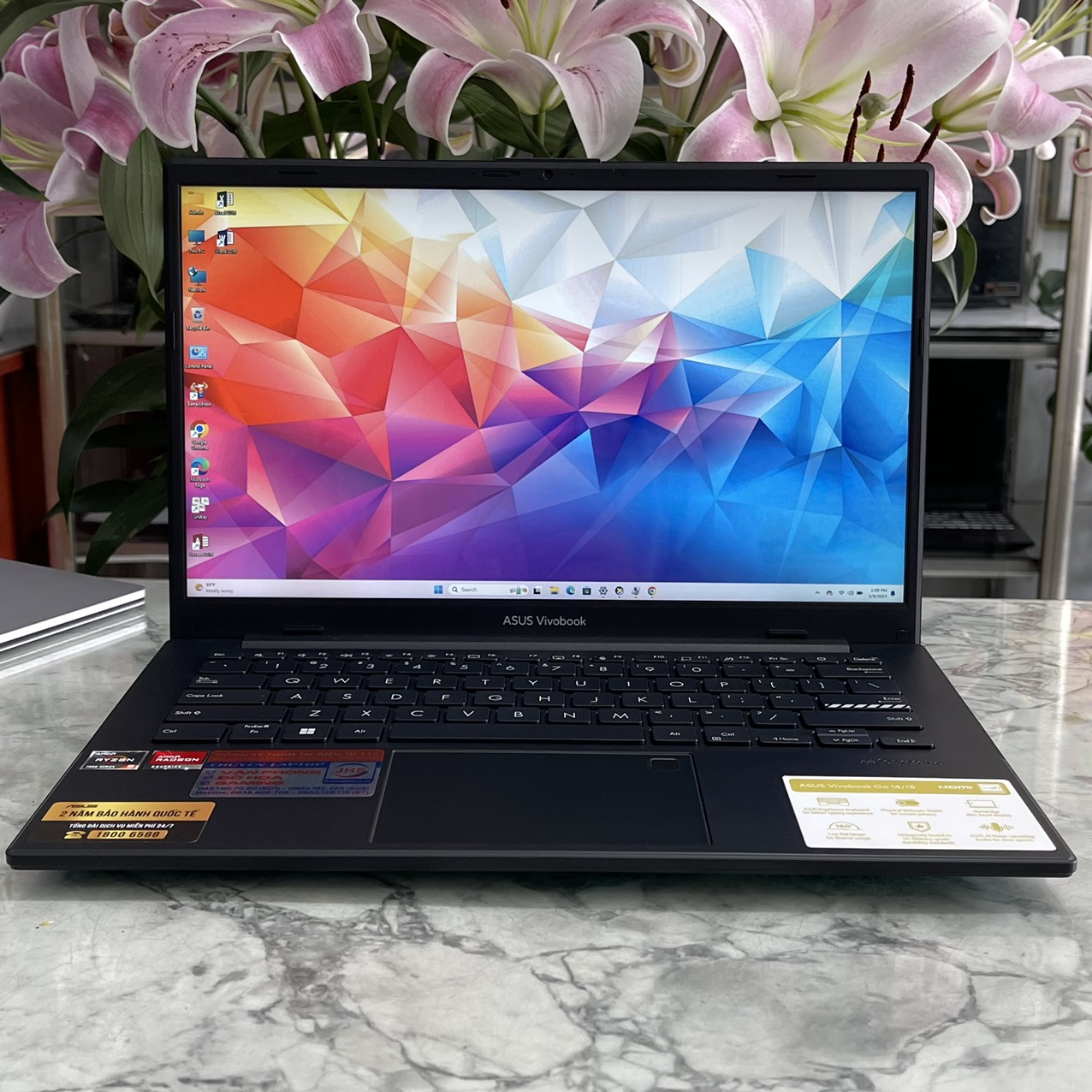 ASUS VivoBook 14 E1404FA (Máy LikeNew-Còn Bảo Hành Hãng)Ryzen 5-7520U Ram 16gb Ssd 512gb Màn hình 14 Inch Fhd IPS
