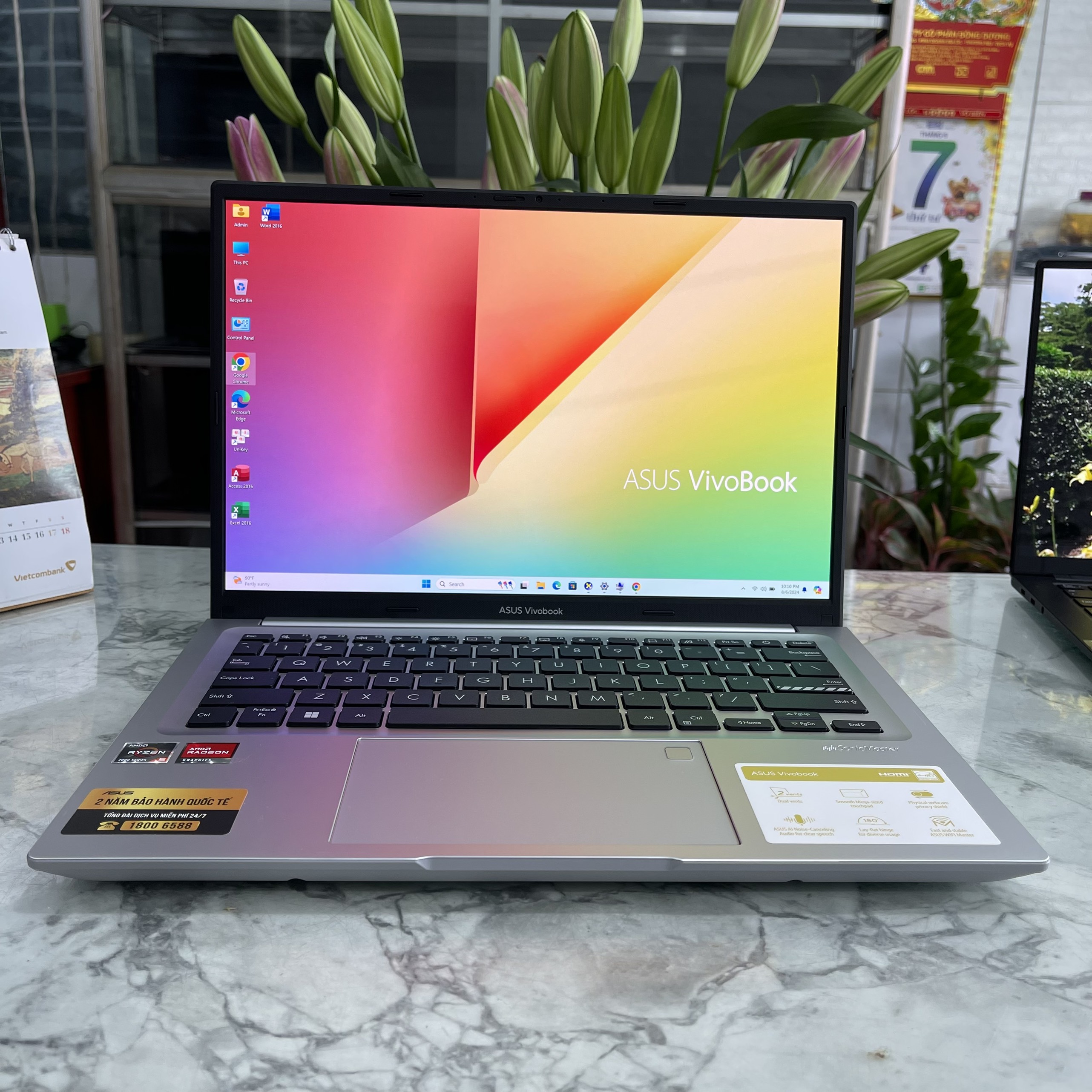 ASUS Vivobook 14 OLED M1405YA (MÁY LIKENEW - BẢO HÀNH HÃNG ) Ryzen 5 7530U Ram 8Gb Ssd 512Gb Màn Hình 14 inch 2.8K OLED